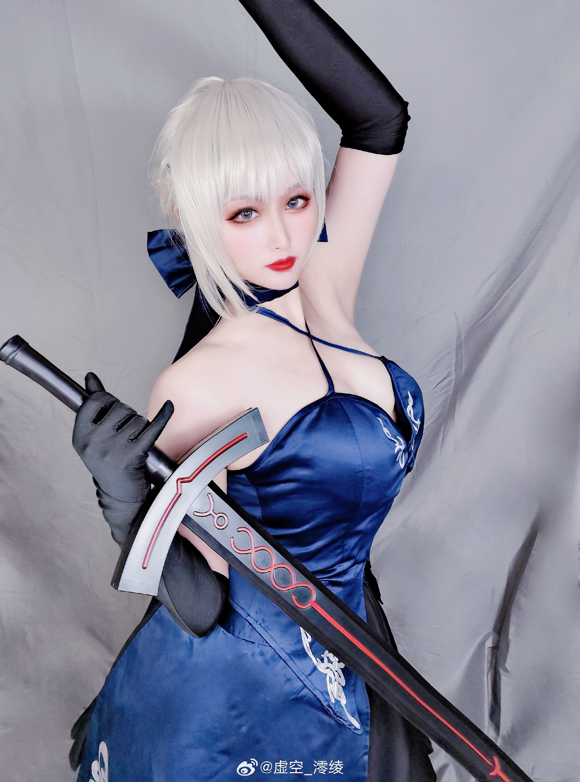 cosplay Fate/grandorder 黑saber@虚空_澪绫 COSPLAY-第7张