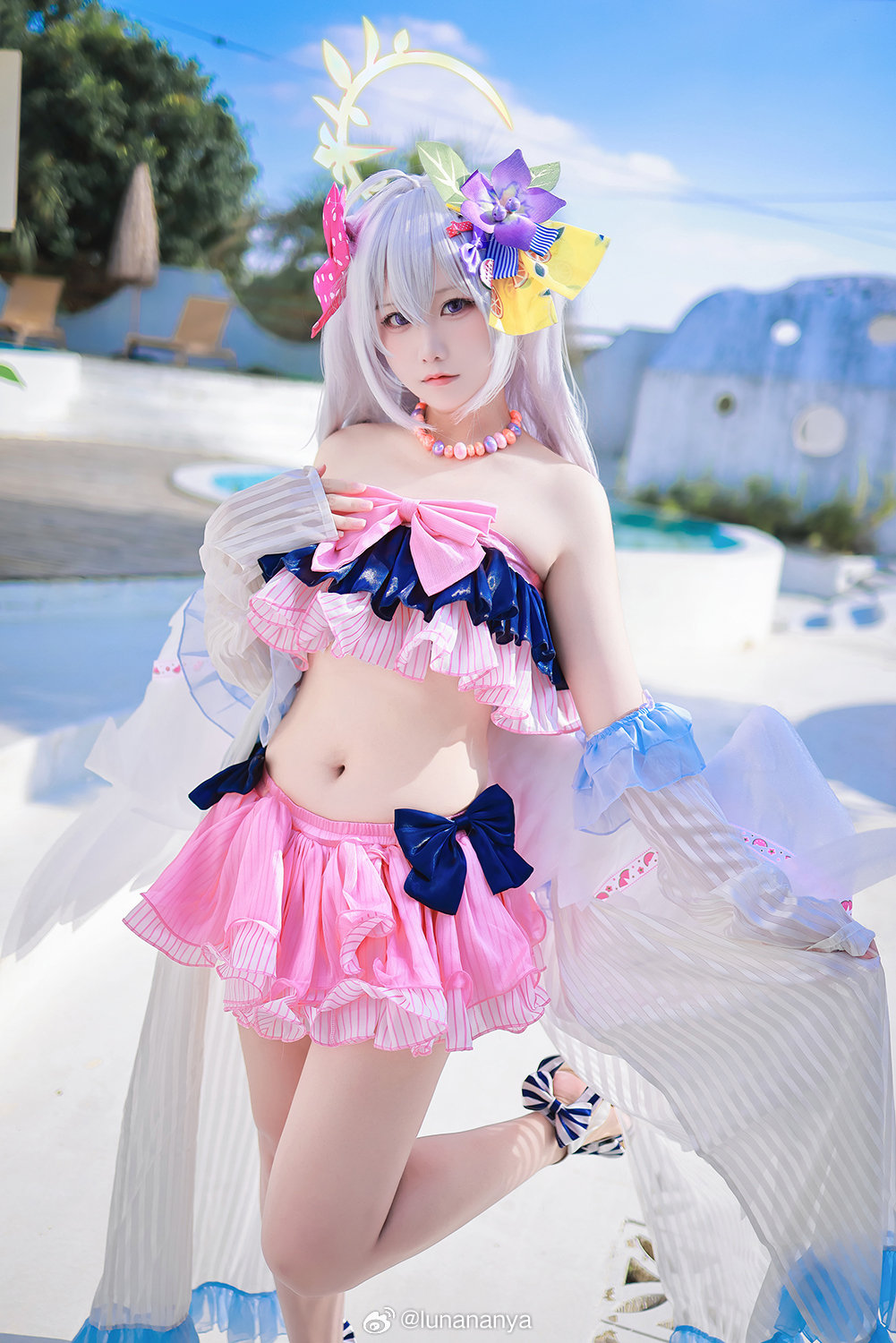 COSPLAY 蔚蓝档案 白洲梓@lunananya COSPLAY-第4张