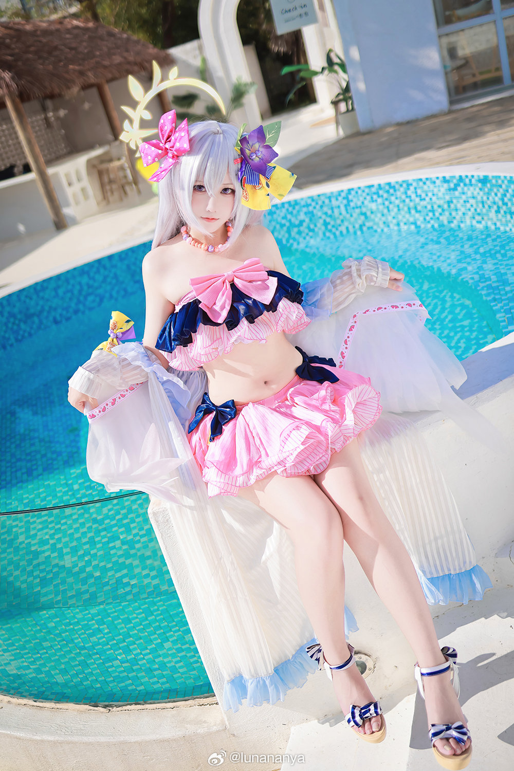 COSPLAY 蔚蓝档案 白洲梓@lunananya COSPLAY-第3张