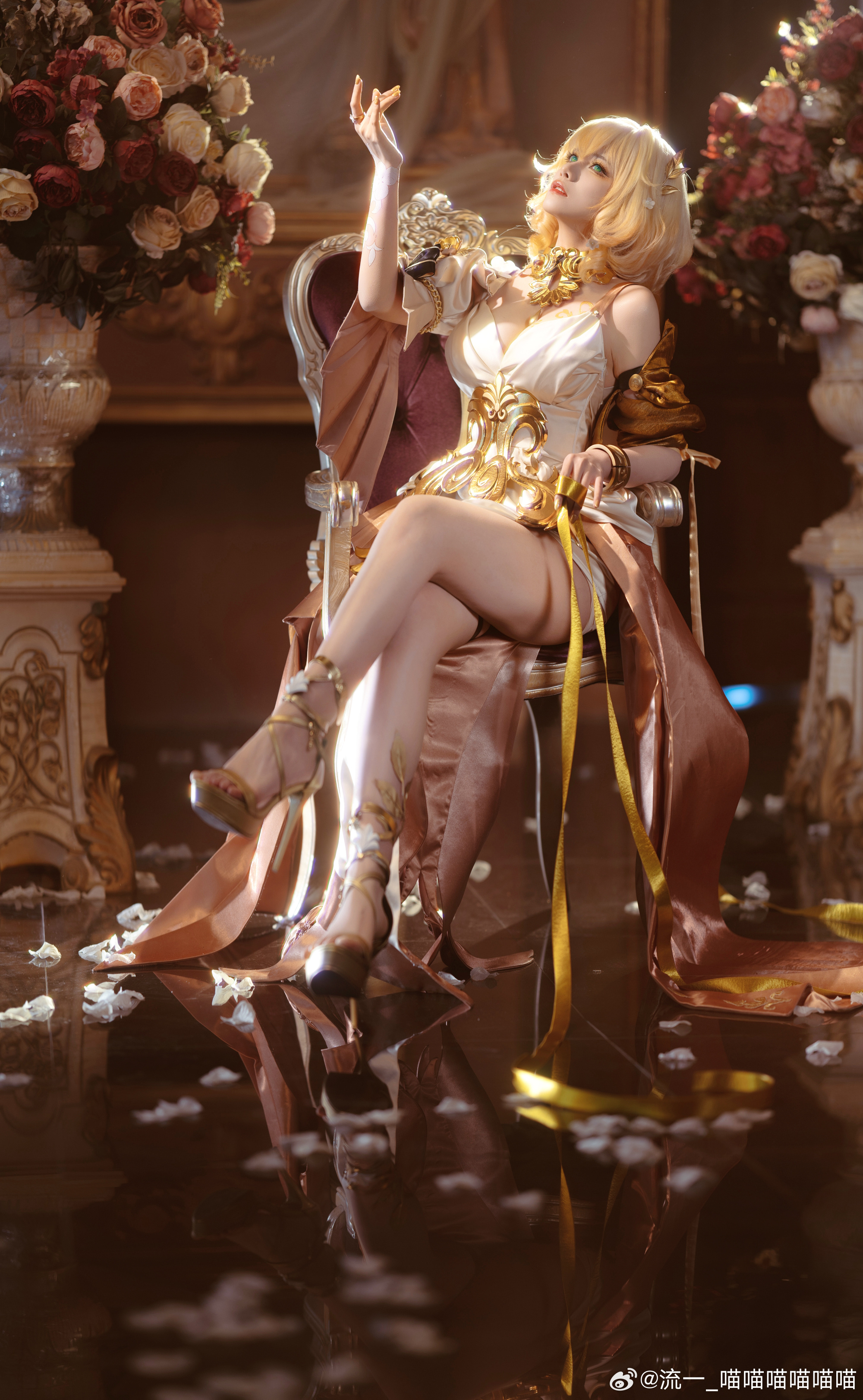 COSPLAY 崩坏星穹铁道 阿格莱雅@流一_喵喵喵喵喵喵 COSPLAY-第9张
