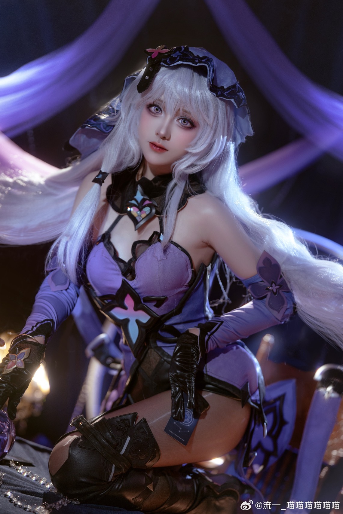 COSPLAY ✨「流光忆庭」的忆者，神秘优雅的占卜师✨ 崩坏星穹铁道 黑天鹅@流一_喵喵喵喵喵喵 COSPLAY-第11张