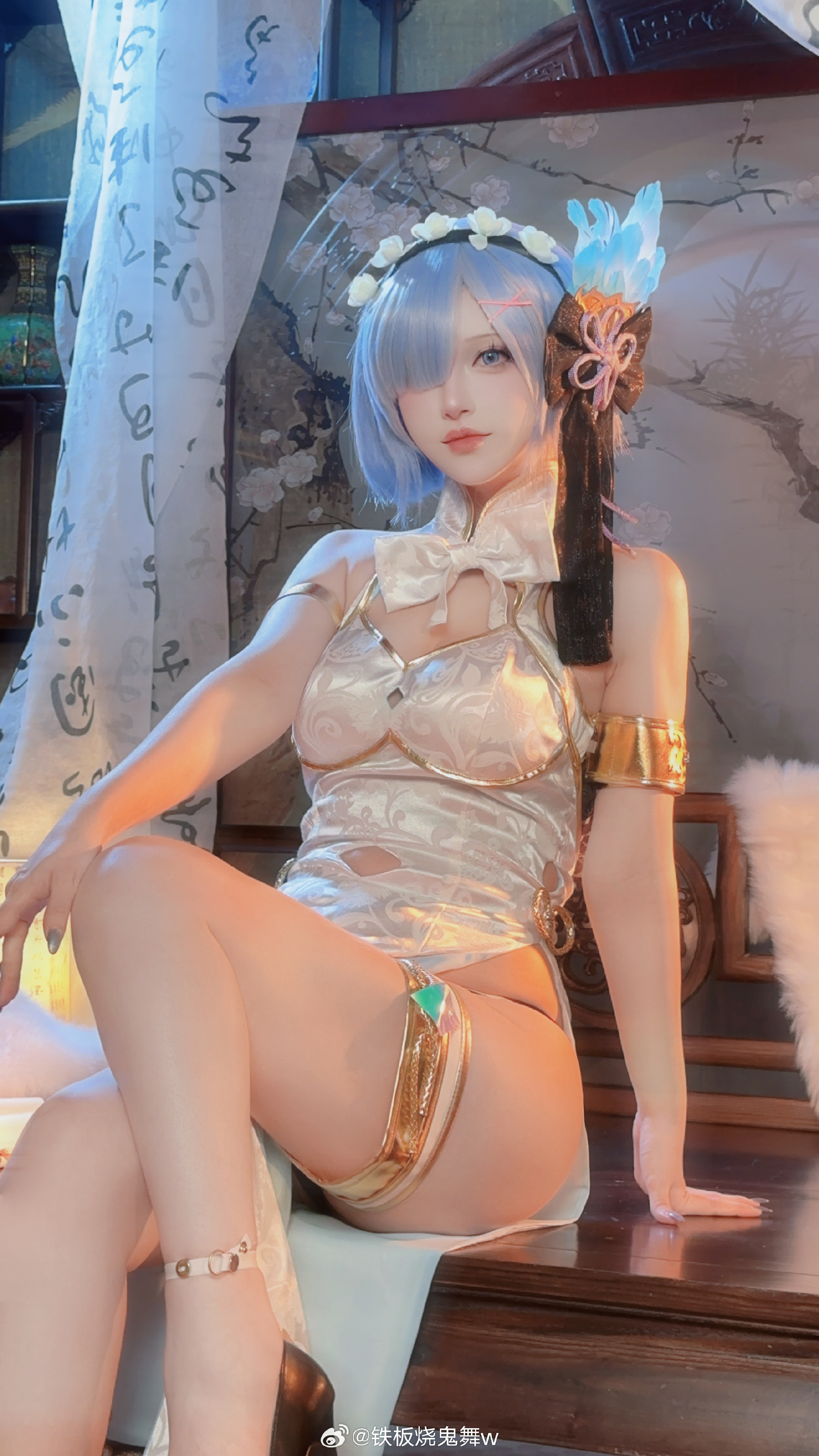 cosplay 如果真爱有颜色，那么一定是_____ 蕾姆@铁板烧鬼舞w COSPLAY-第7张