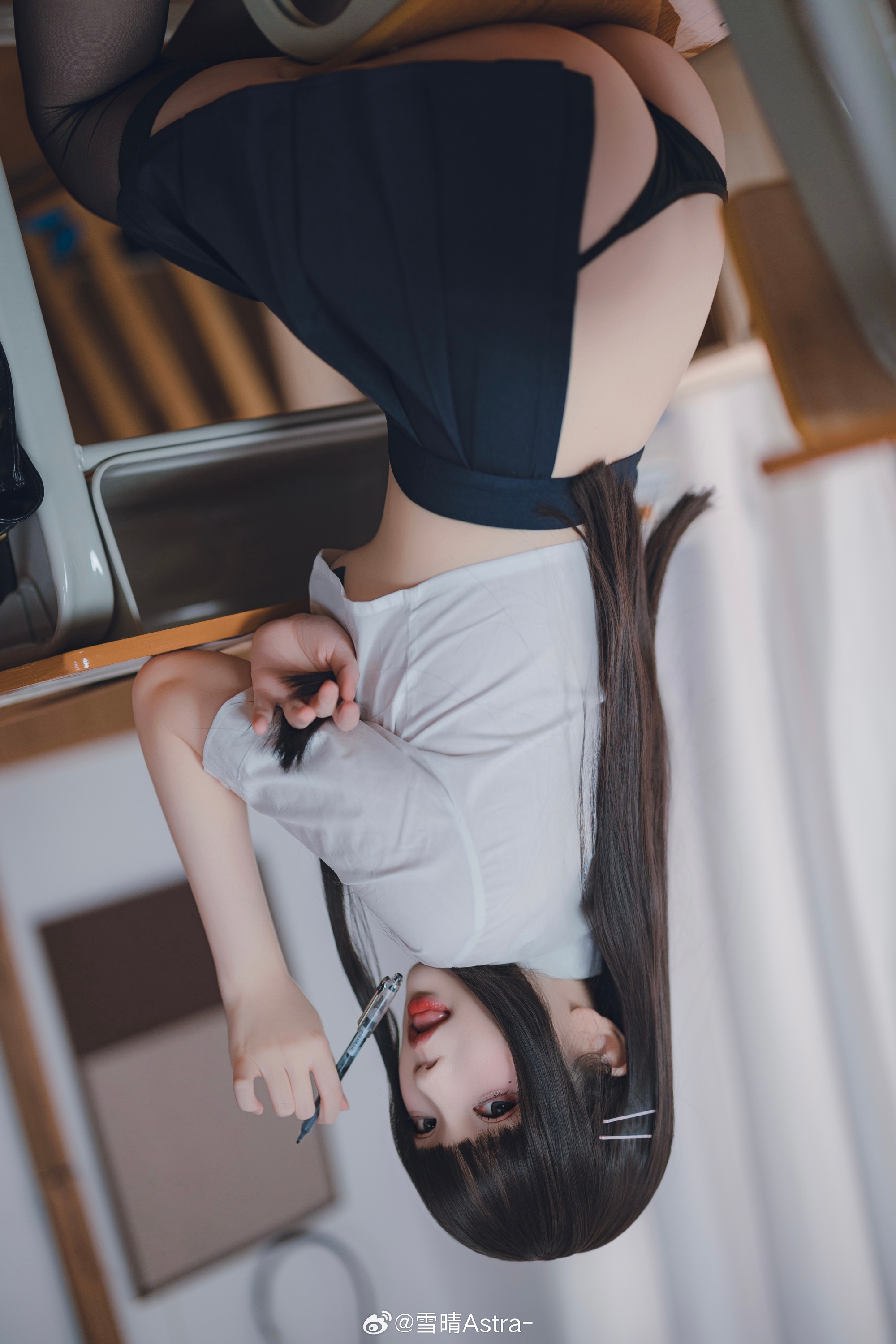 小时候一起玩的调皮青梅竹马居然当上了风纪会长？@雪晴Astra- COSPLAY-第13张