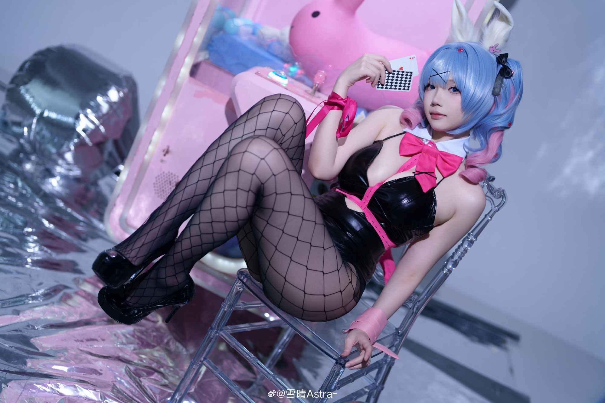 真是的干脆摇起你的兔尾巴诱惑我不好吗 初音未来@雪晴Astra- COSPLAY-第9张