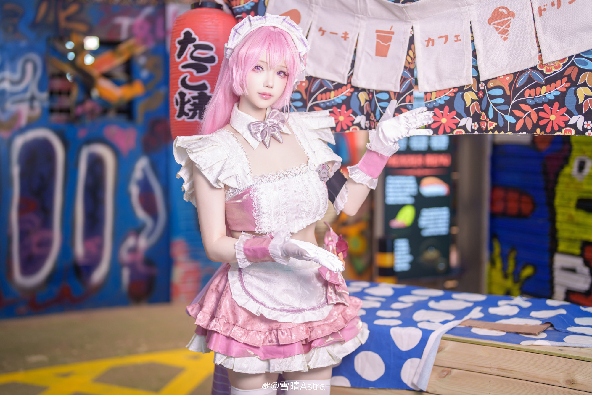 图片[2]-cosplay Nikke:胜利女神 桃乐丝女仆@雪晴Astra--米哈社