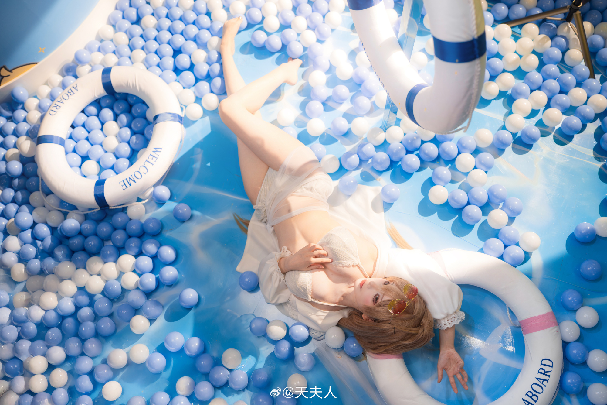 COSPLAY 你可以再靠近一些哦？碧蓝航线 狮换装 沙滩的慵懒主宰@天夫人 COSPLAY-第6张