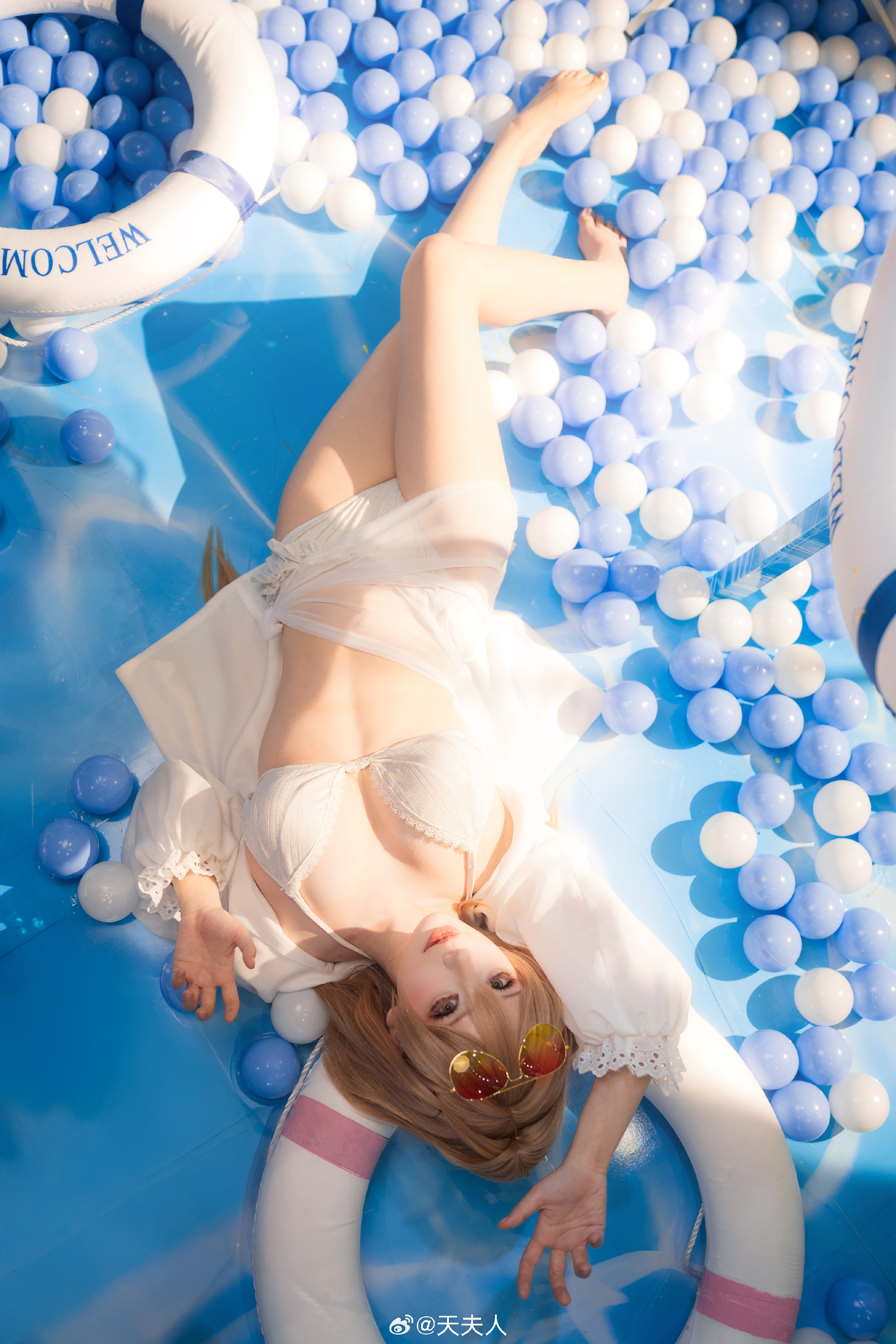 COSPLAY 你可以再靠近一些哦？碧蓝航线 狮换装 沙滩的慵懒主宰@天夫人 COSPLAY-第7张