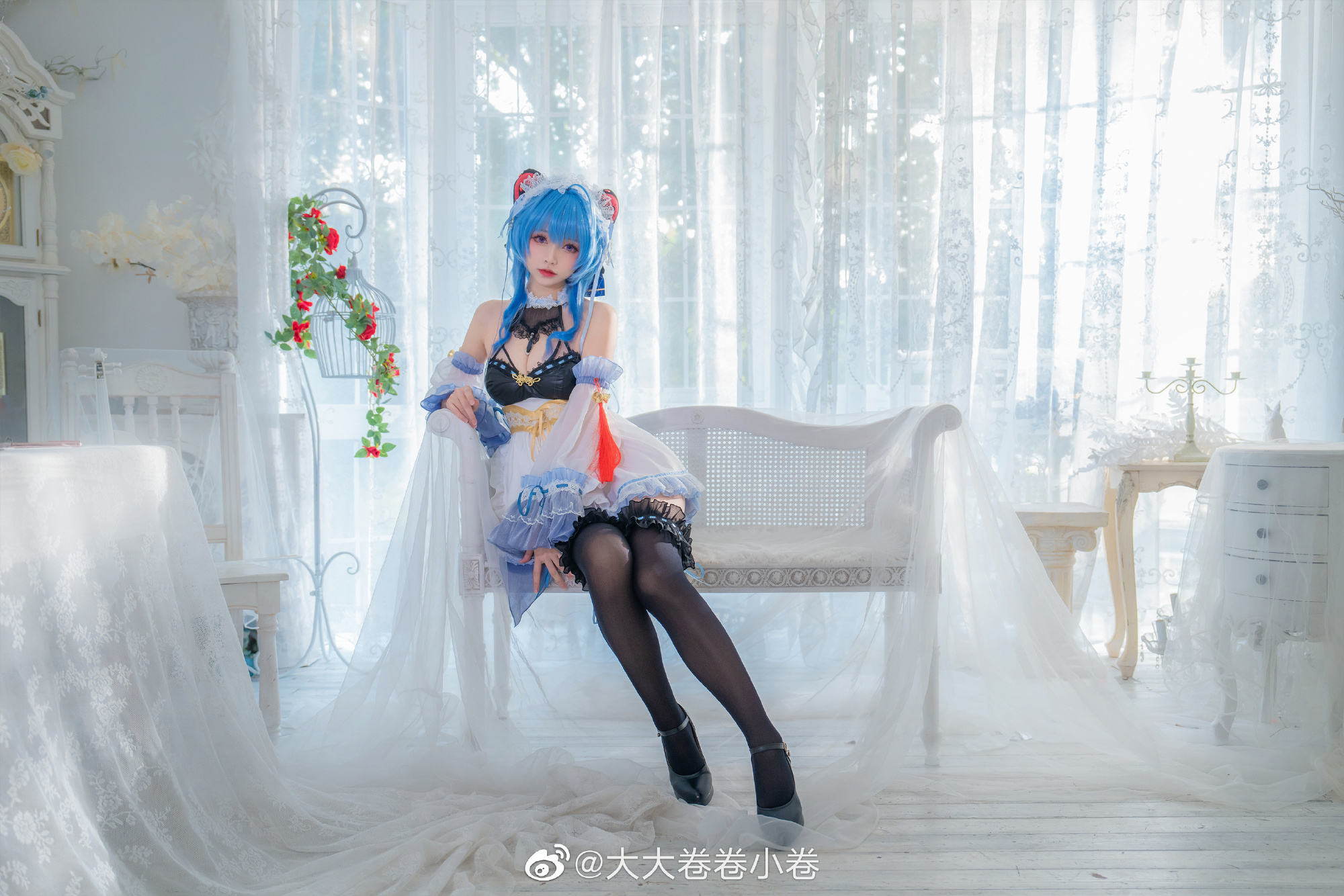 嗯…?穿上这身衣装…工作效率就能提升么?好…好的,我会试试的… 原神@大大卷卷小卷