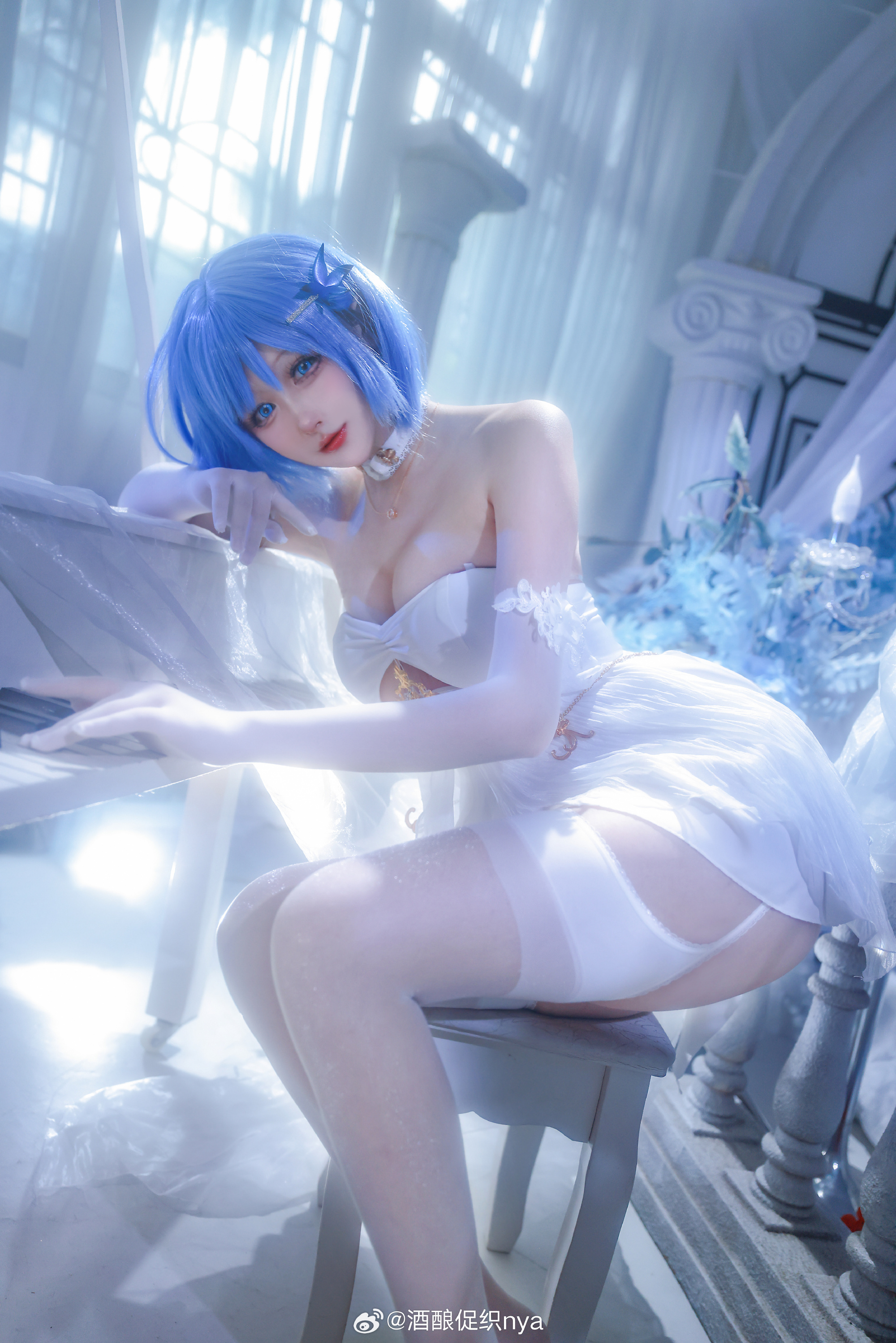 cosplay 碧蓝航线 恰巴耶夫 白骑兵的旋律@酒酿促织nya COSPLAY-第1张