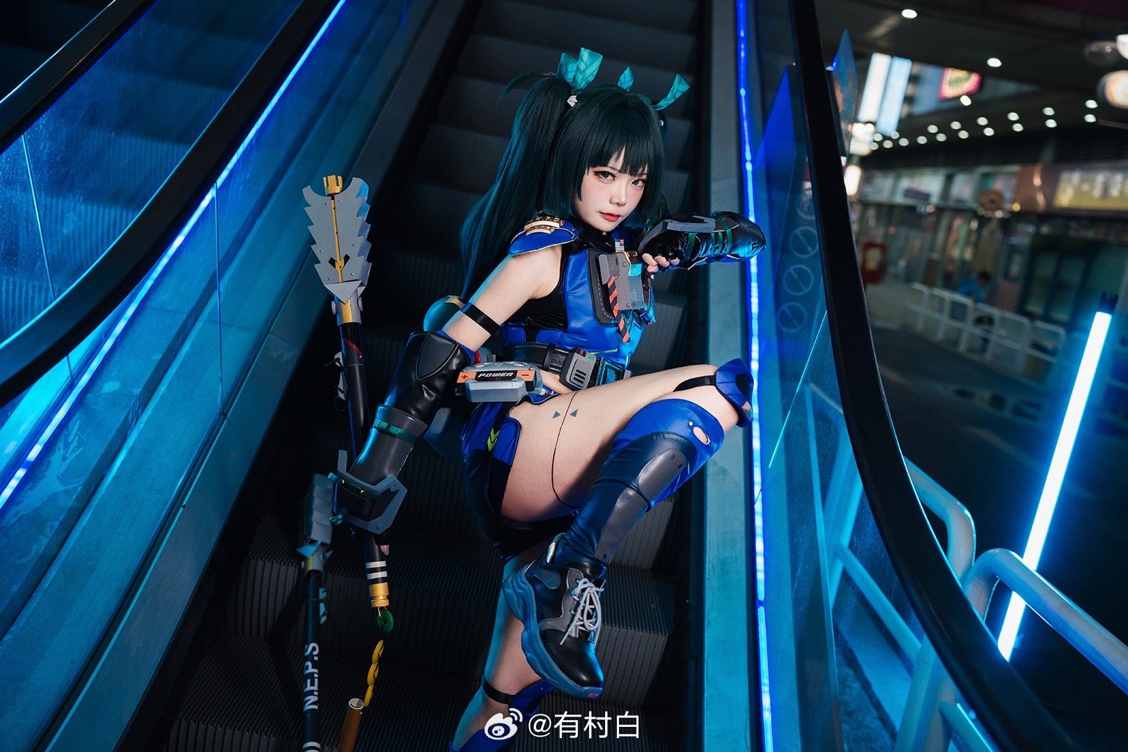 COSPLAY 虽不会有性命危险，不过还请不要拒捕… 绝区零 青衣@有村白 COSPLAY-第2张