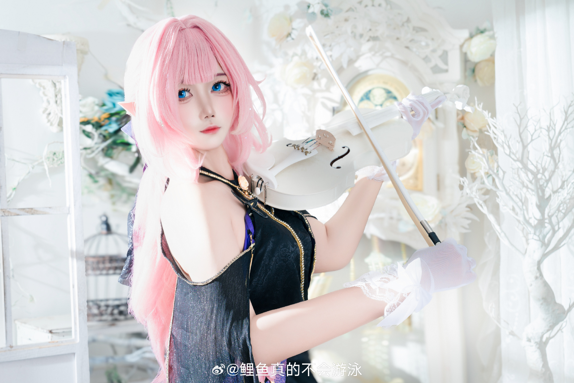 cosplay 醒一醒啦～ 这可不是在做梦哦～♪ 爱莉希雅 创忆之境@鲤鱼真的不会游泳 COSPLAY-第8张