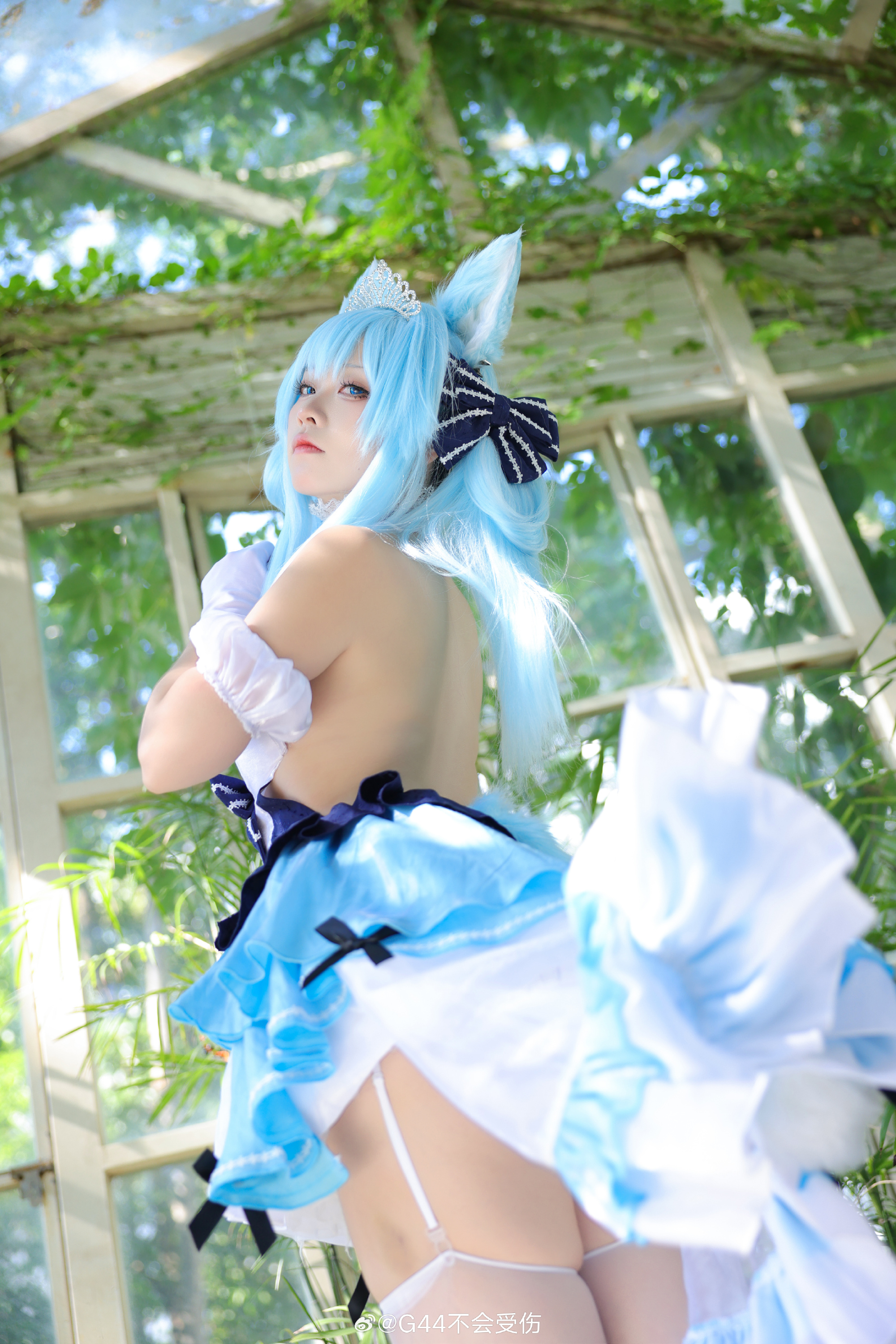 cosplay 指挥官，抱歉，这个时间让您过来……能帮我看看这身礼服合身吗？ 碧蓝航线@G44不会受伤 COSPLAY-第11张