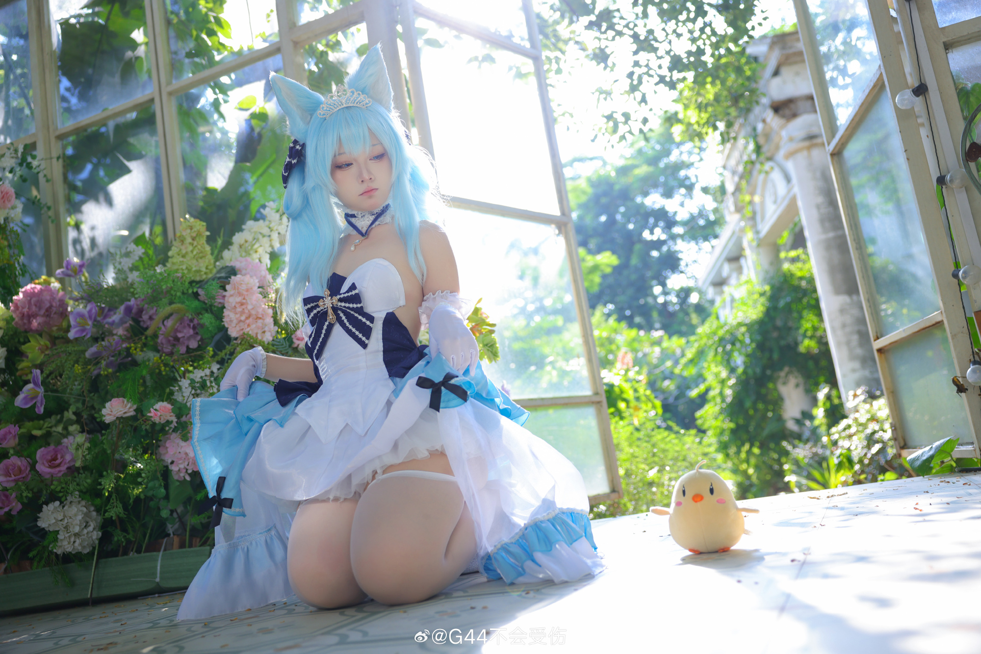 图片[2]-cosplay 指挥官，抱歉，这个时间让您过来……能帮我看看这身礼服合身吗？ 碧蓝航线@G44不会受伤-米哈社