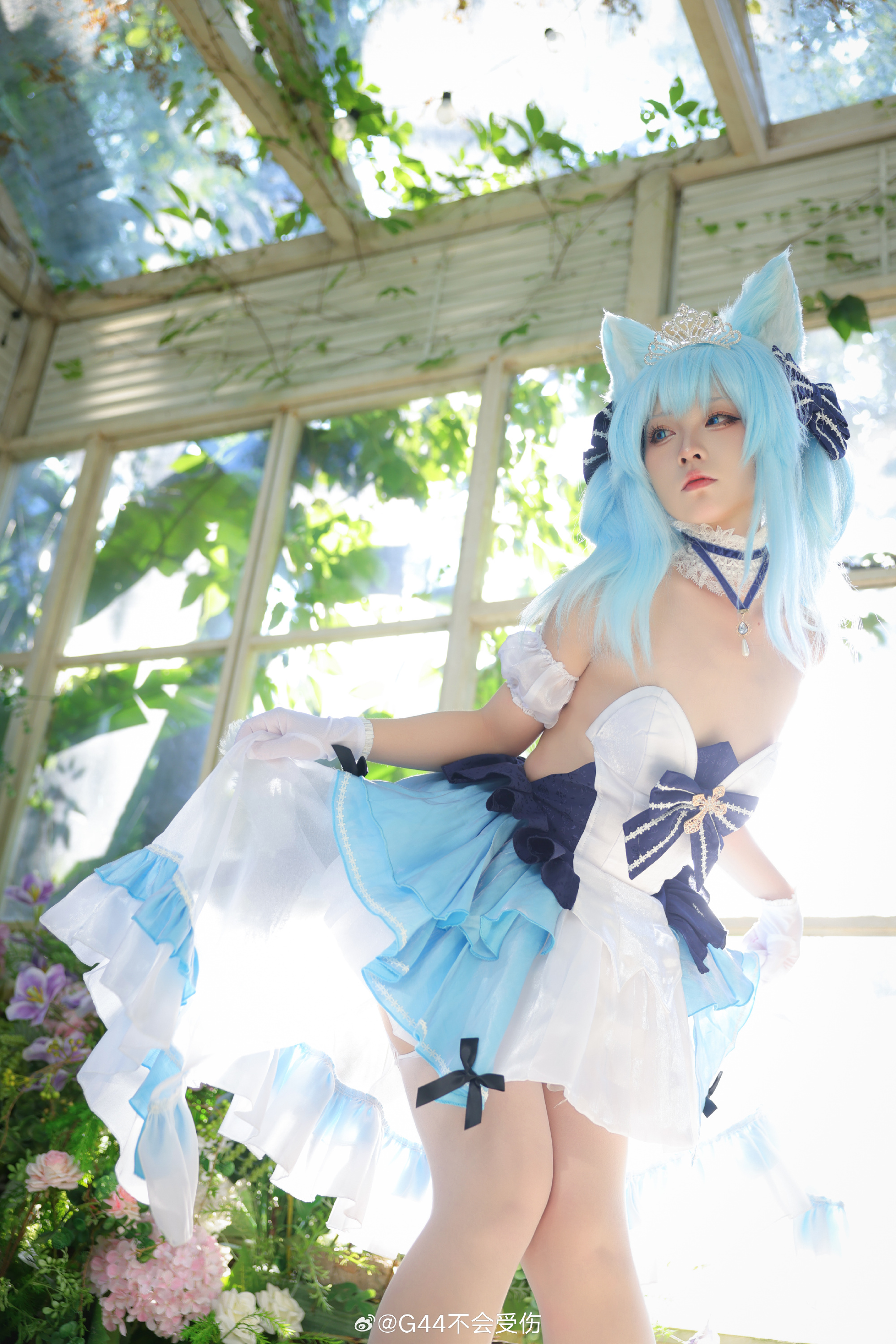 cosplay 指挥官，抱歉，这个时间让您过来……能帮我看看这身礼服合身吗？ 碧蓝航线@G44不会受伤 COSPLAY-第6张