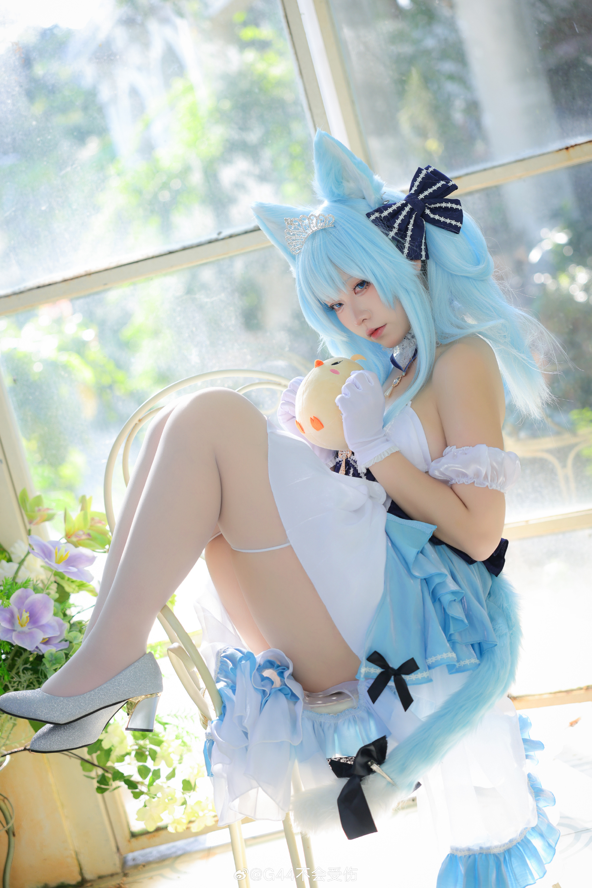 cosplay 指挥官，抱歉，这个时间让您过来……能帮我看看这身礼服合身吗？ 碧蓝航线@G44不会受伤 COSPLAY-第15张