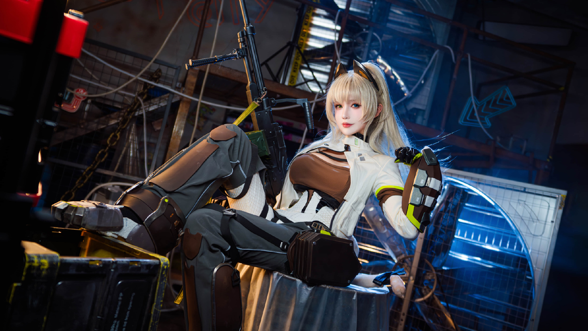 cosplay 少女前线2追放 佩里提亚@炼奶Mayoi COSPLAY-第4张