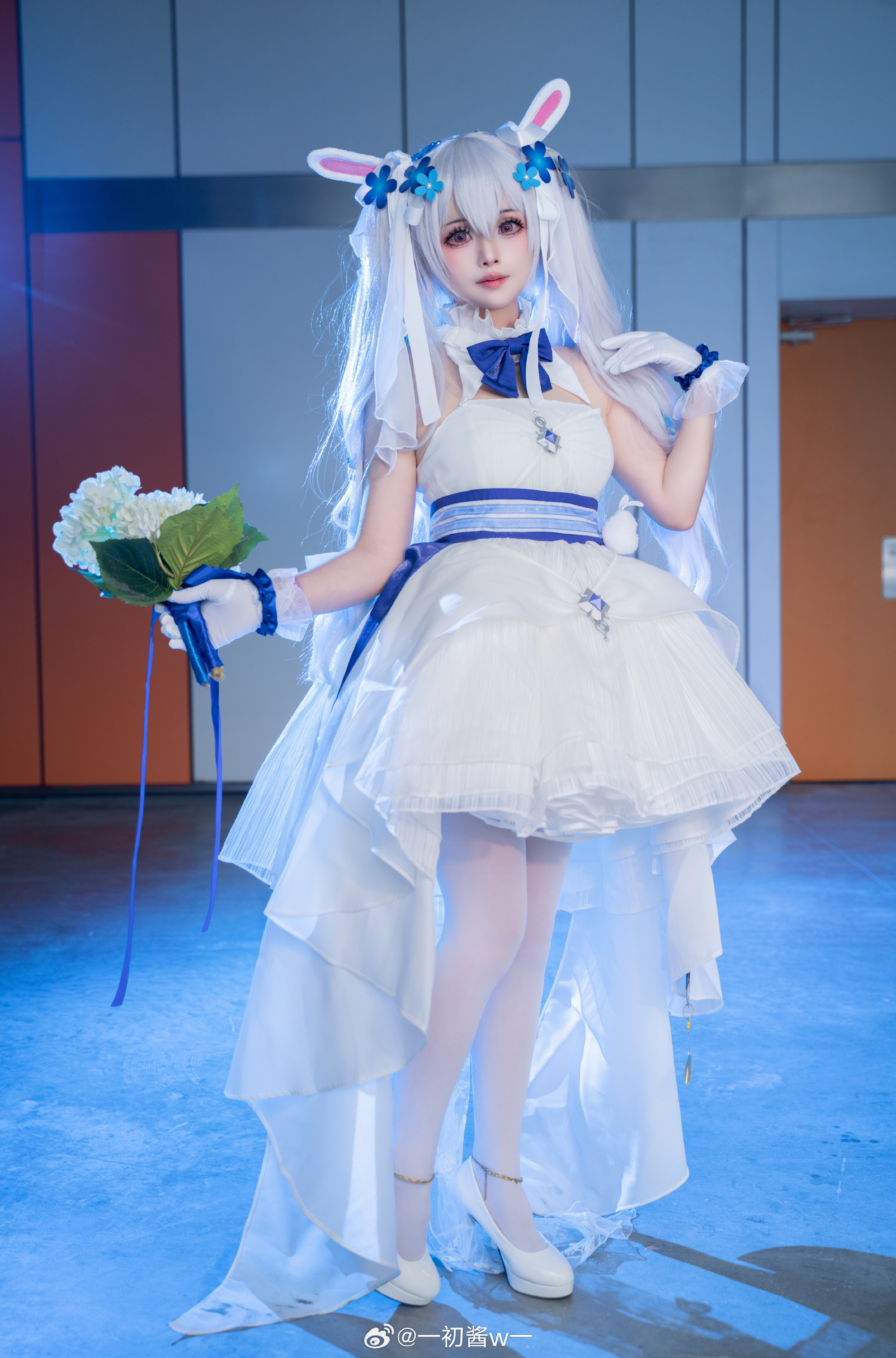 COSPLAY 拉菲 白兔誓约～碧蓝航线 @一初酱w一 COSPLAY-第9张