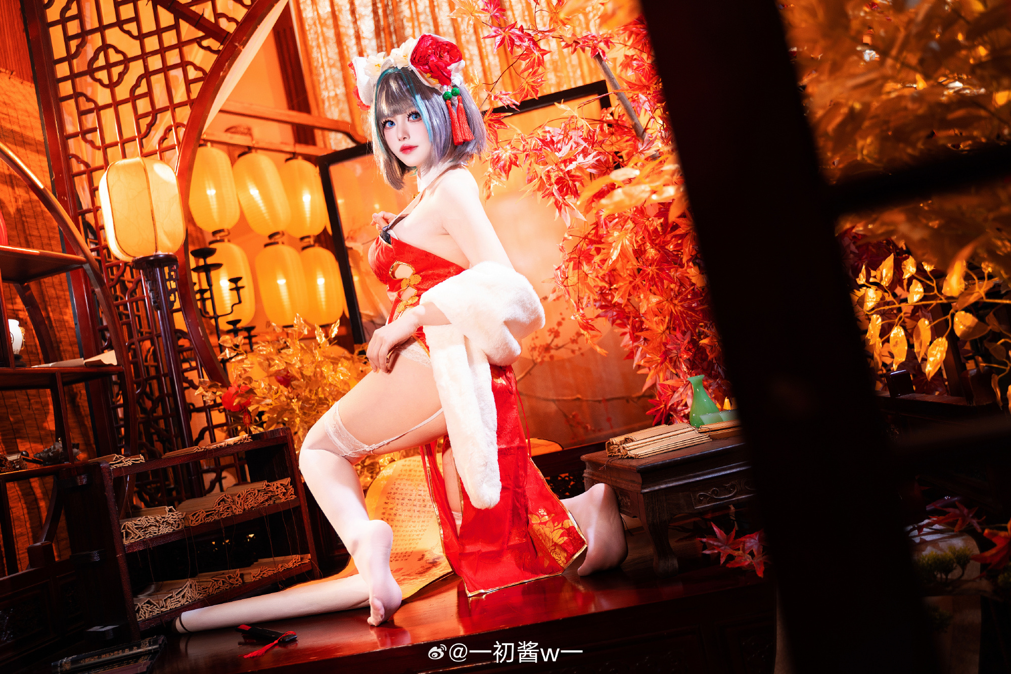 COSPLAY 恭喜发财喵🐱 碧蓝航线 柴郡@一初酱w一 COSPLAY-第4张