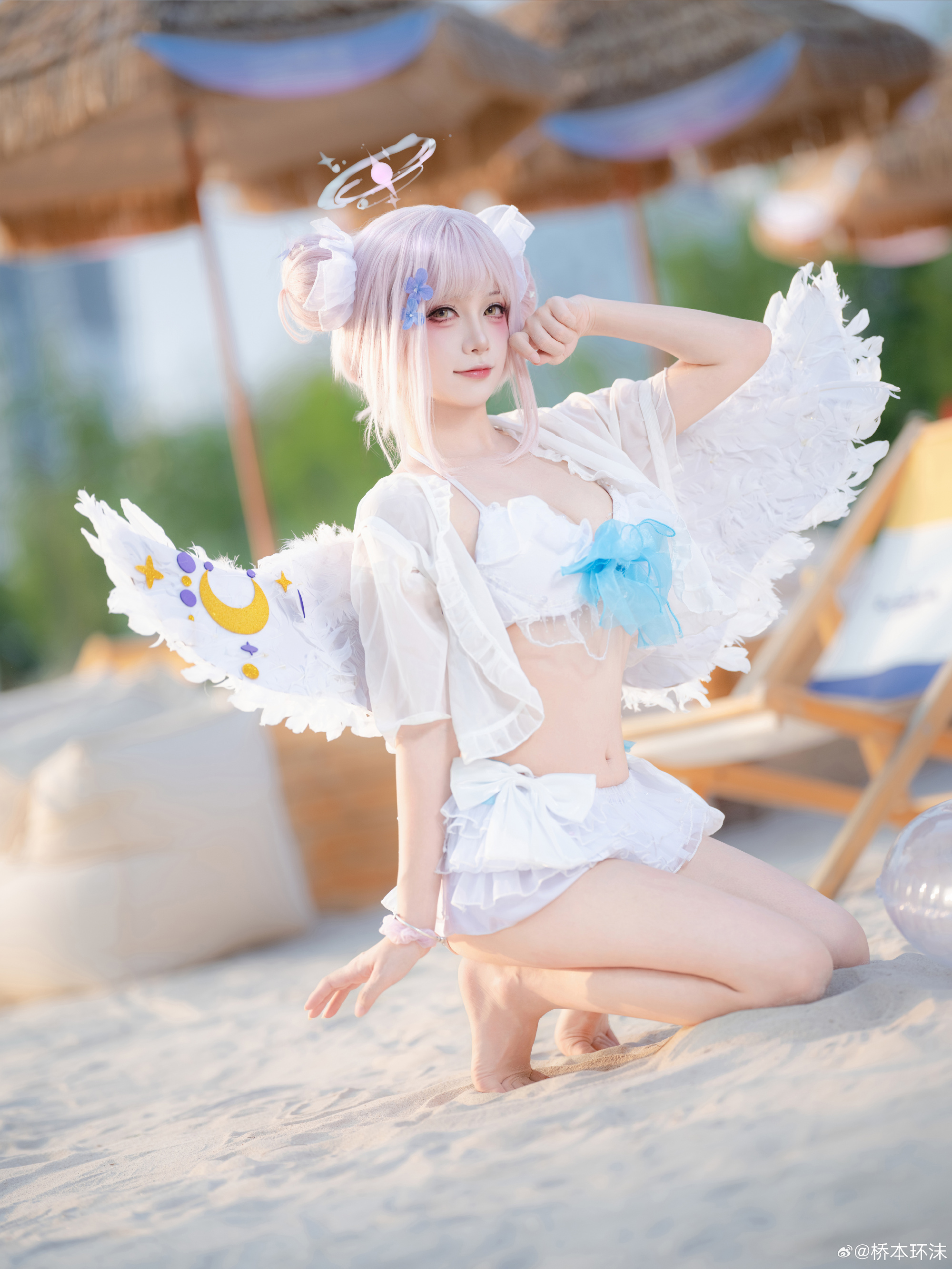cosplay 蔚蓝档案 圣园未花@桥本环沫 COSPLAY-第8张
