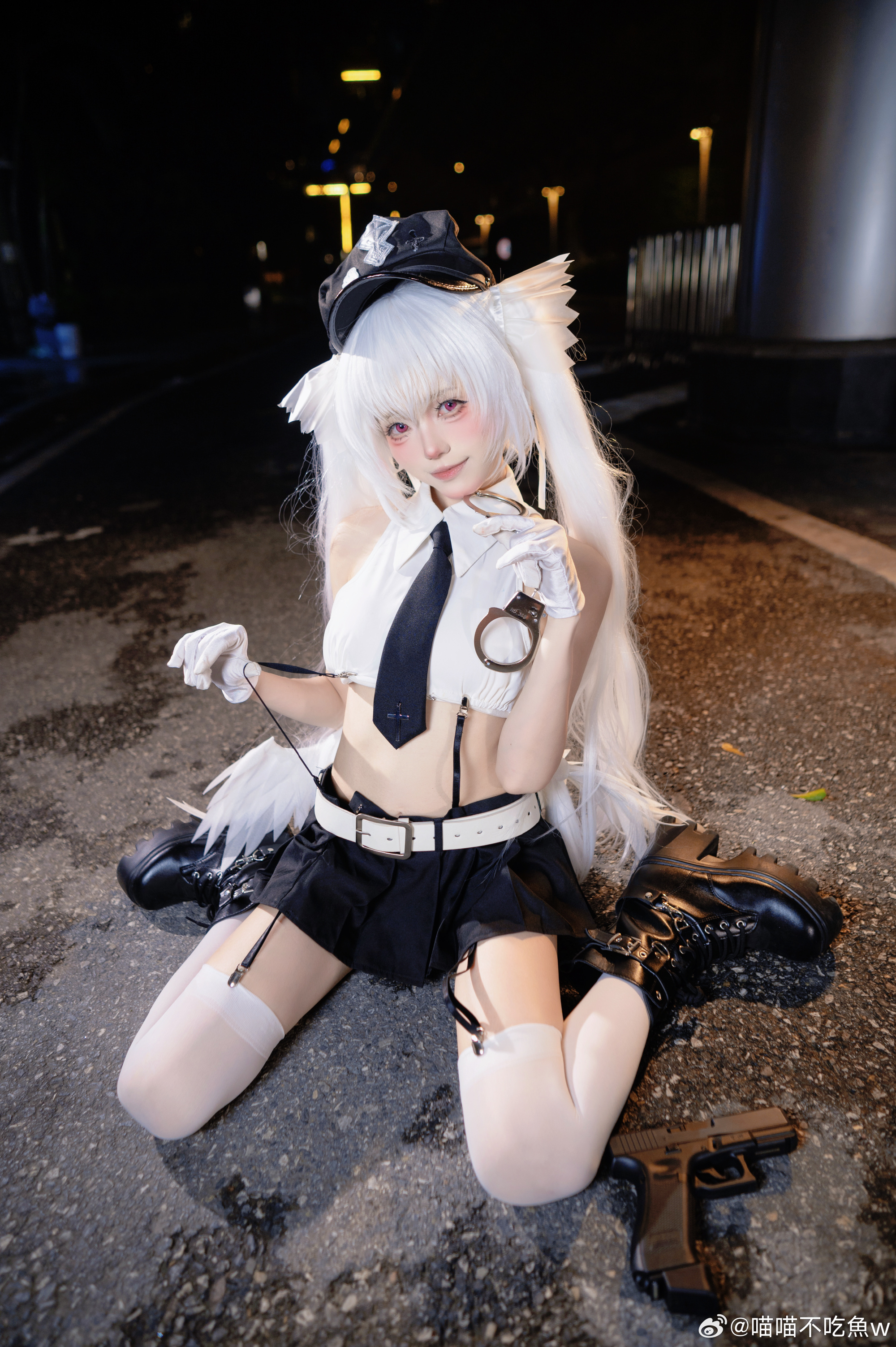 图片[2]-cosplay 喜欢萝莉的都拷走 天使女警@喵喵不吃魚w-米哈社