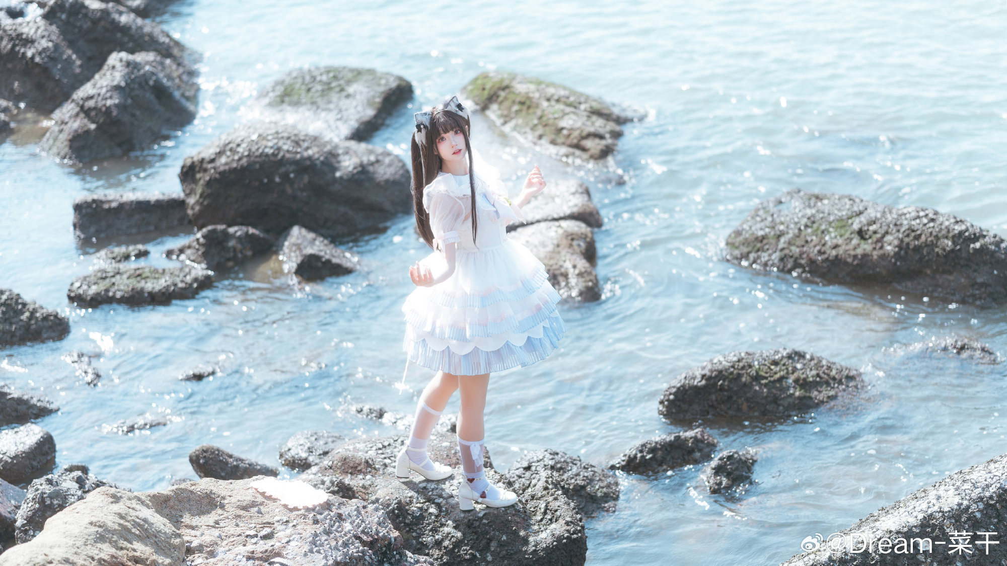 少女写真 LOLITA 想了一百个关于海的文案🌊🌊🌊🌊 都不及面朝大海 🐈️🐈️🐈️@浅九ninth LOLITA-第12张
