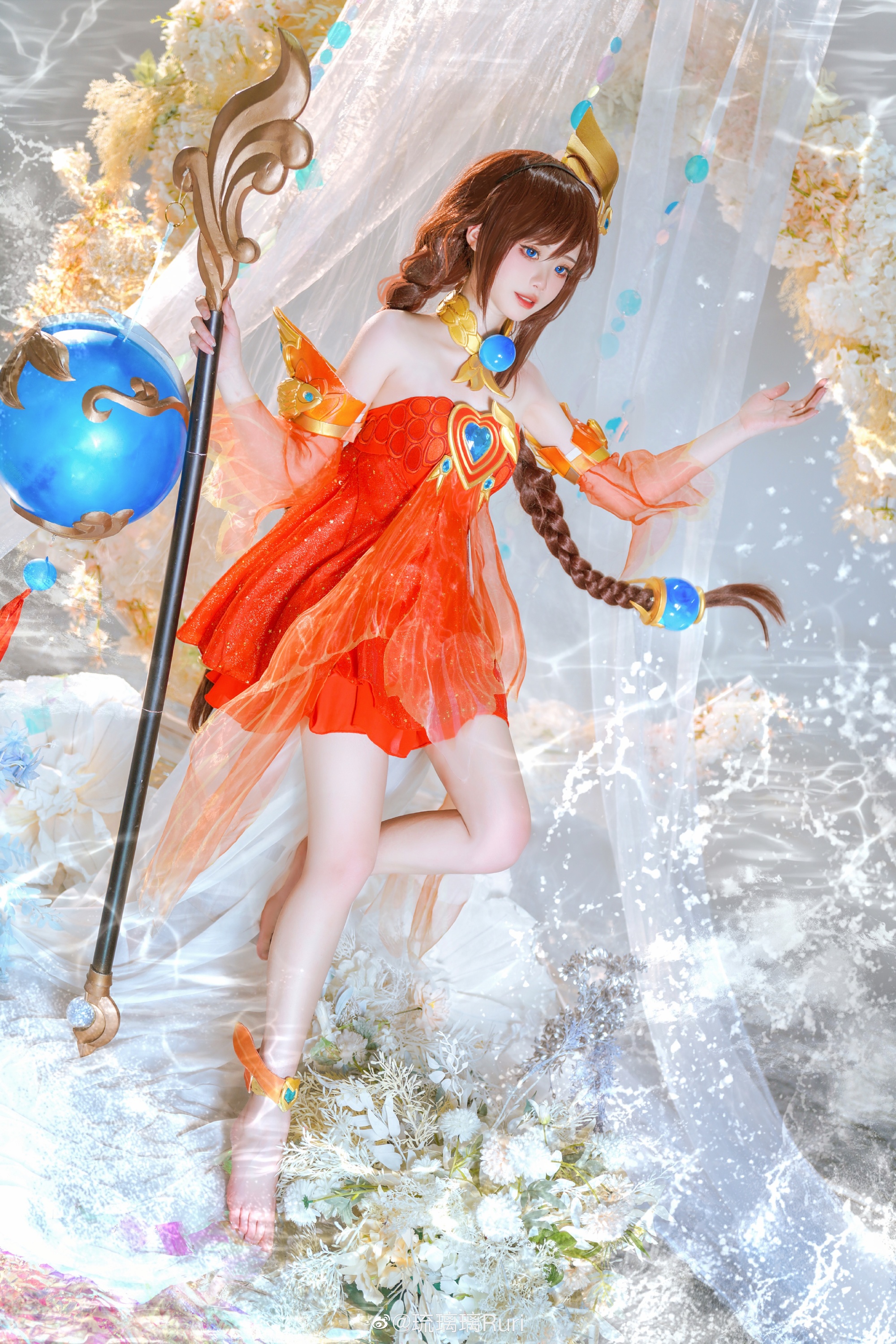 潮水中 沉默着被遗忘的名字 他们溺死于 自作多情的泡沫 王者荣耀 大乔@琉璃璃Ruri