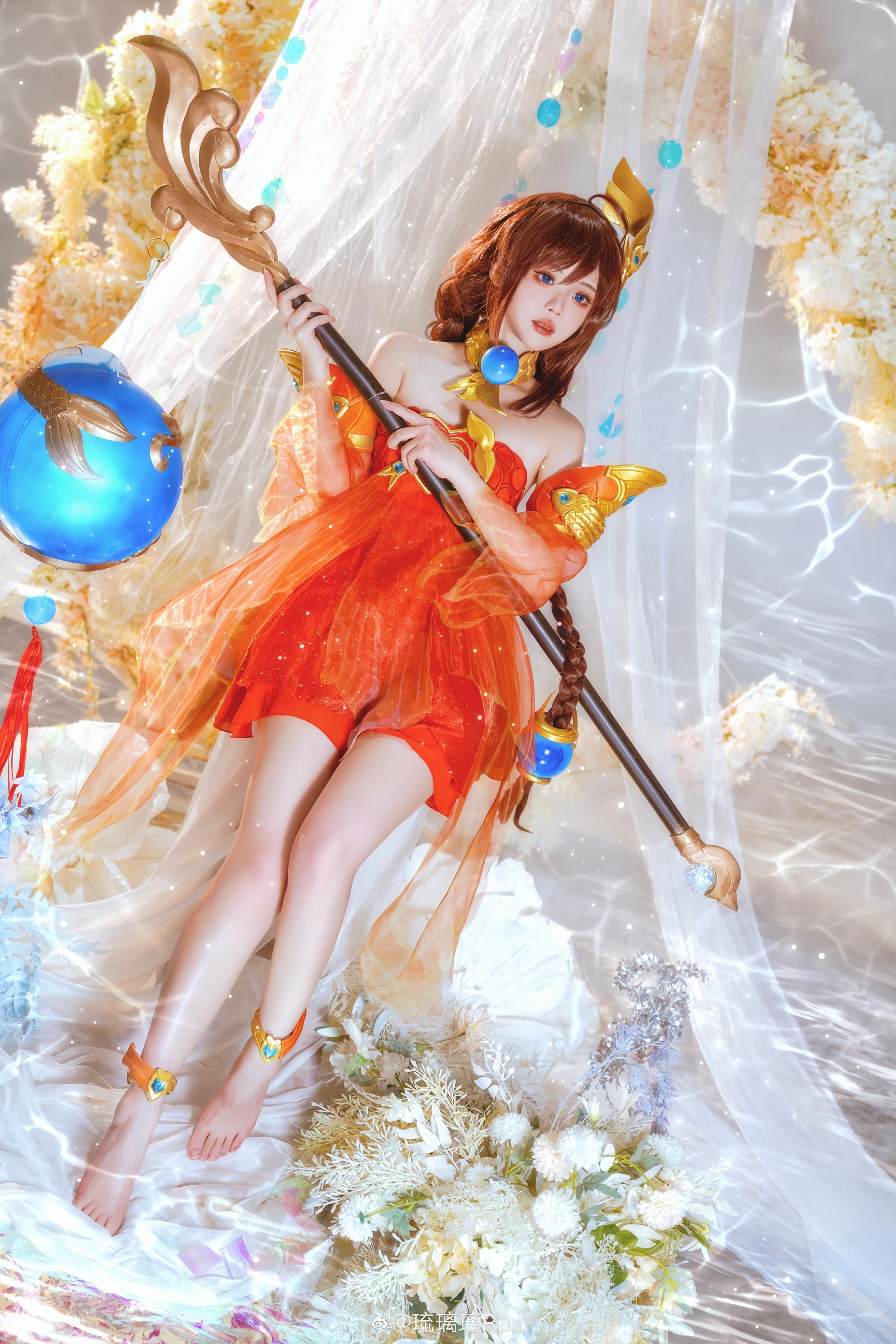 潮水中 沉默着被遗忘的名字 他们溺死于 自作多情的泡沫 王者荣耀 大乔@琉璃璃Ruri