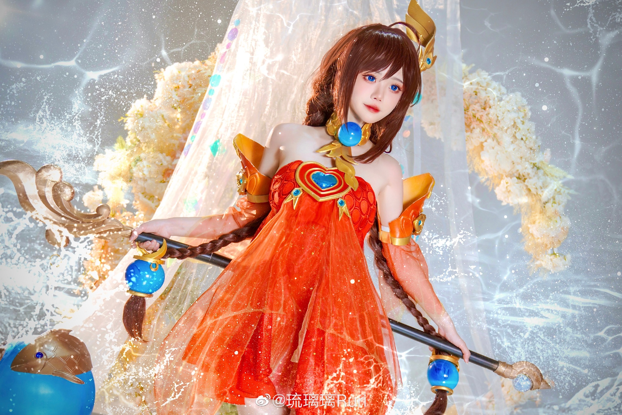 潮水中 沉默着被遗忘的名字 他们溺死于 自作多情的泡沫 王者荣耀 大乔@琉璃璃Ruri