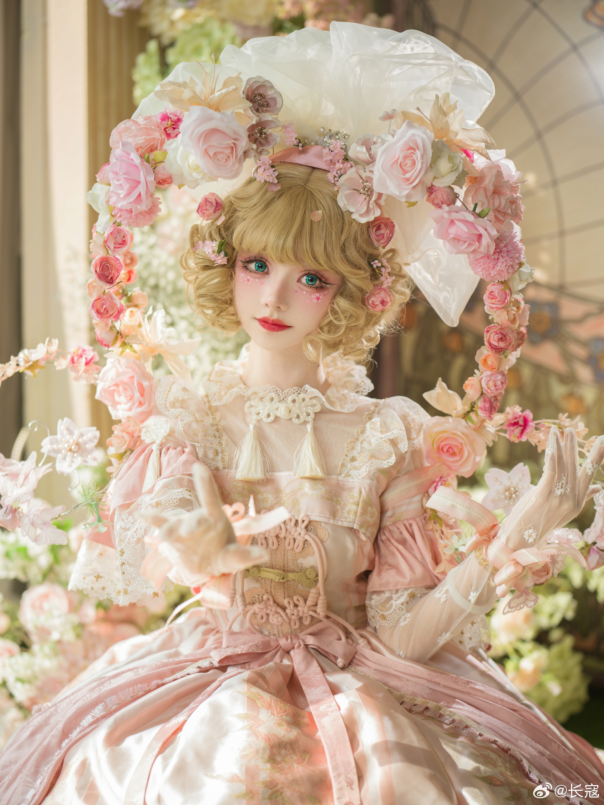 LOLITA 花蝶争艳，灼灼其华 繁花浪漫，簇拥为辫@长寇 LOLITA-第6张