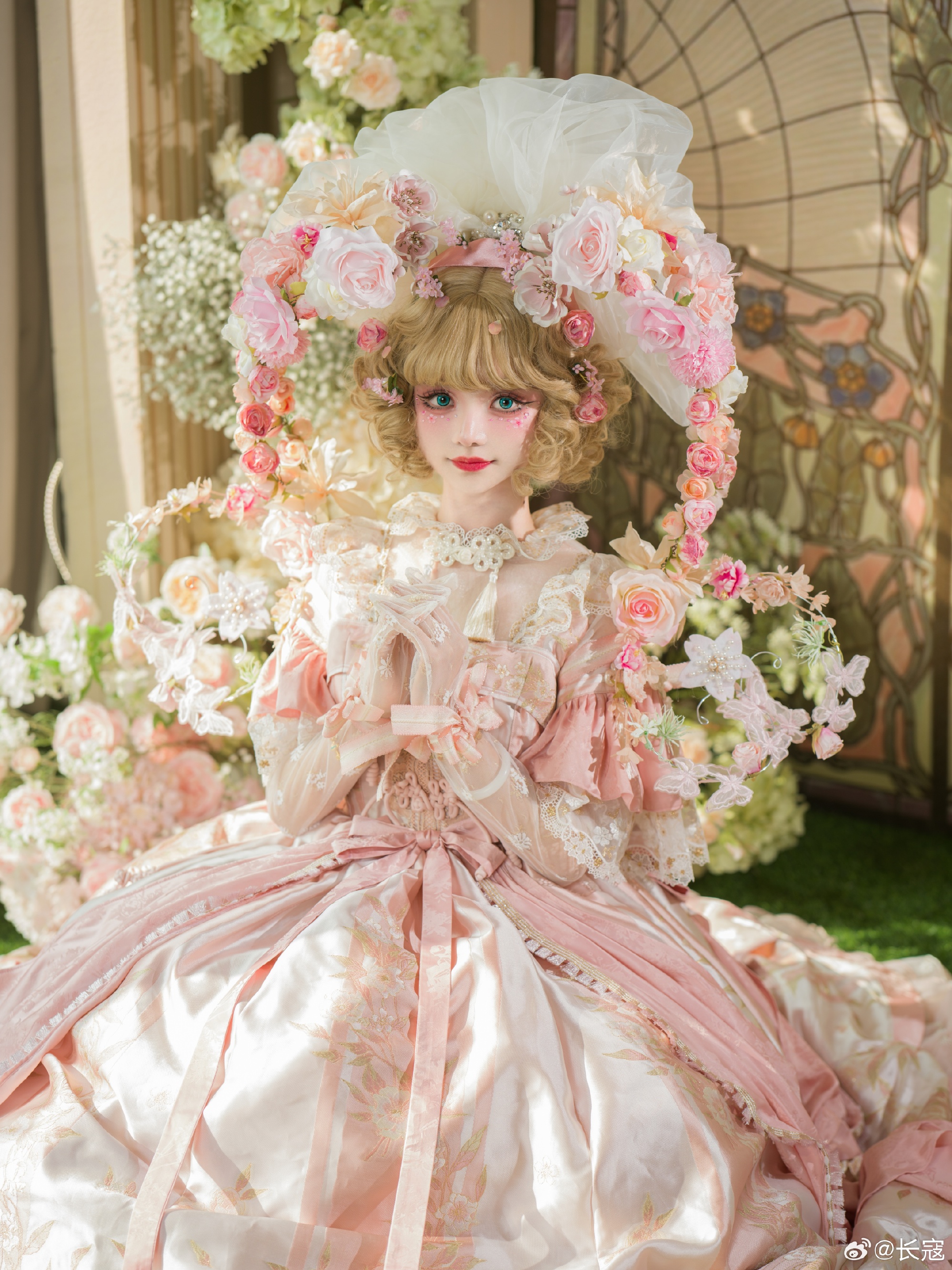 LOLITA 花蝶争艳，灼灼其华 繁花浪漫，簇拥为辫@长寇 LOLITA-第8张