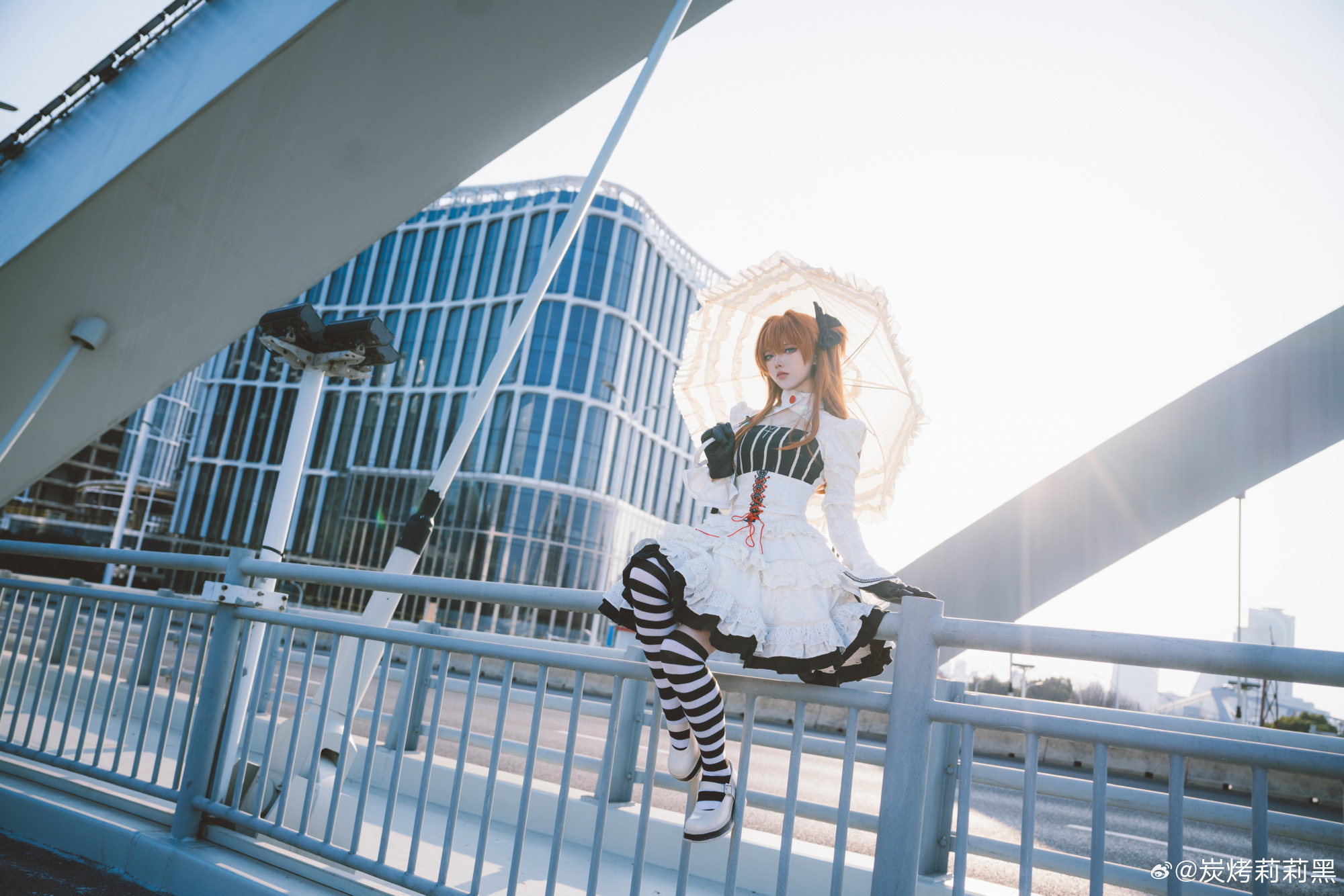 COSPLAY 艳阳下的香香 明日香@炭烤莉莉黑 COSPLAY-第4张