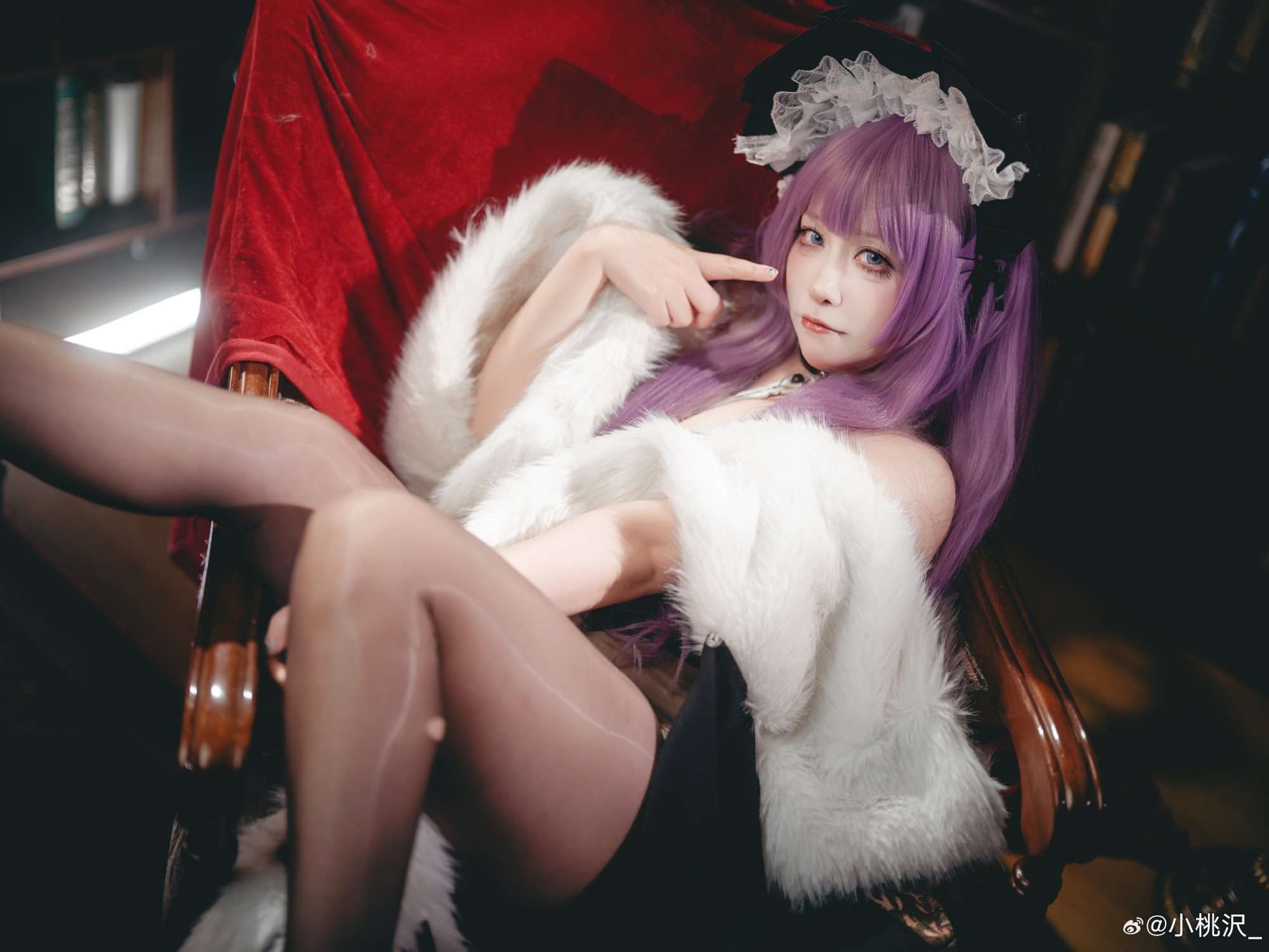 cosplay 塔什干·独属于你的邀约💜 碧蓝航线@小桃沢_ COSPLAY-第17张