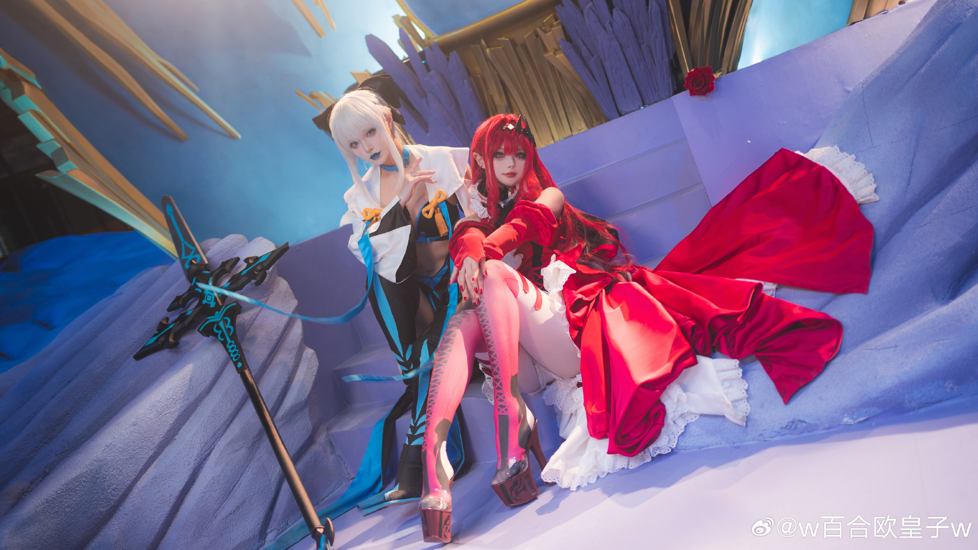 COSPLAY Fate/GrandOrder 妖精骑士崔斯坦/芭万·希 @w百合欧皇子w COSPLAY-第7张