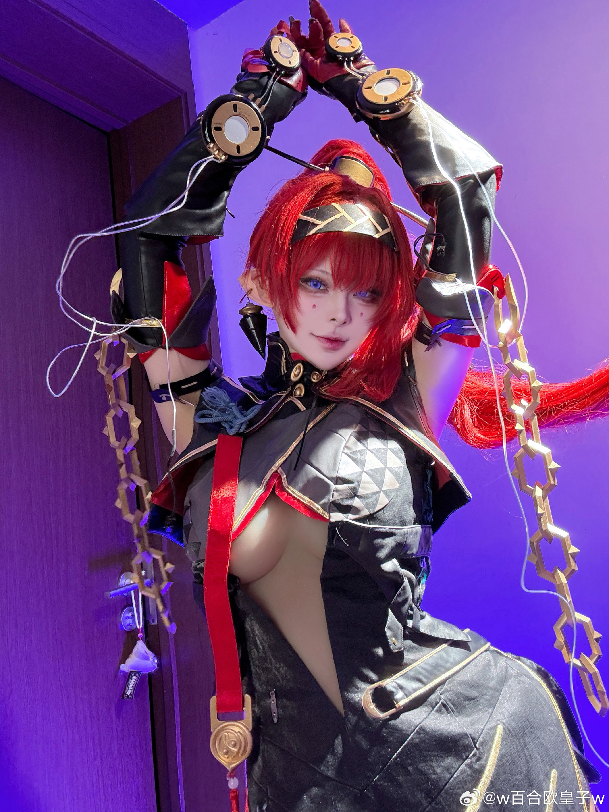 COSPLAY 鸣潮 吟霖@w百合欧皇子w COSPLAY-第3张