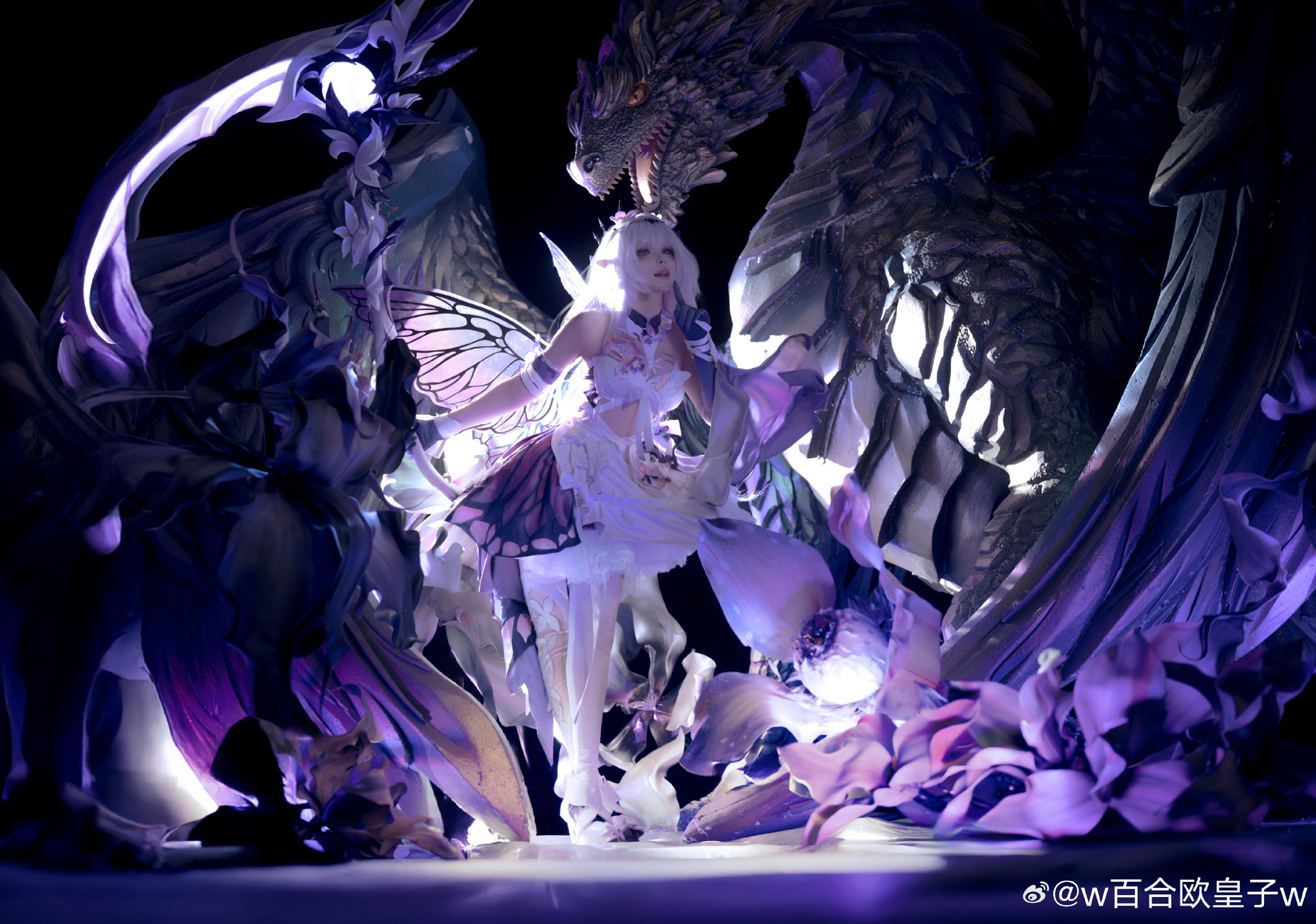 COSPLAY 生死皆为旅途，当蝴蝶停落枝头，那凋零的又将新生。 星穹铁道 遐蝶@w百合欧皇子w COSPLAY-第10张