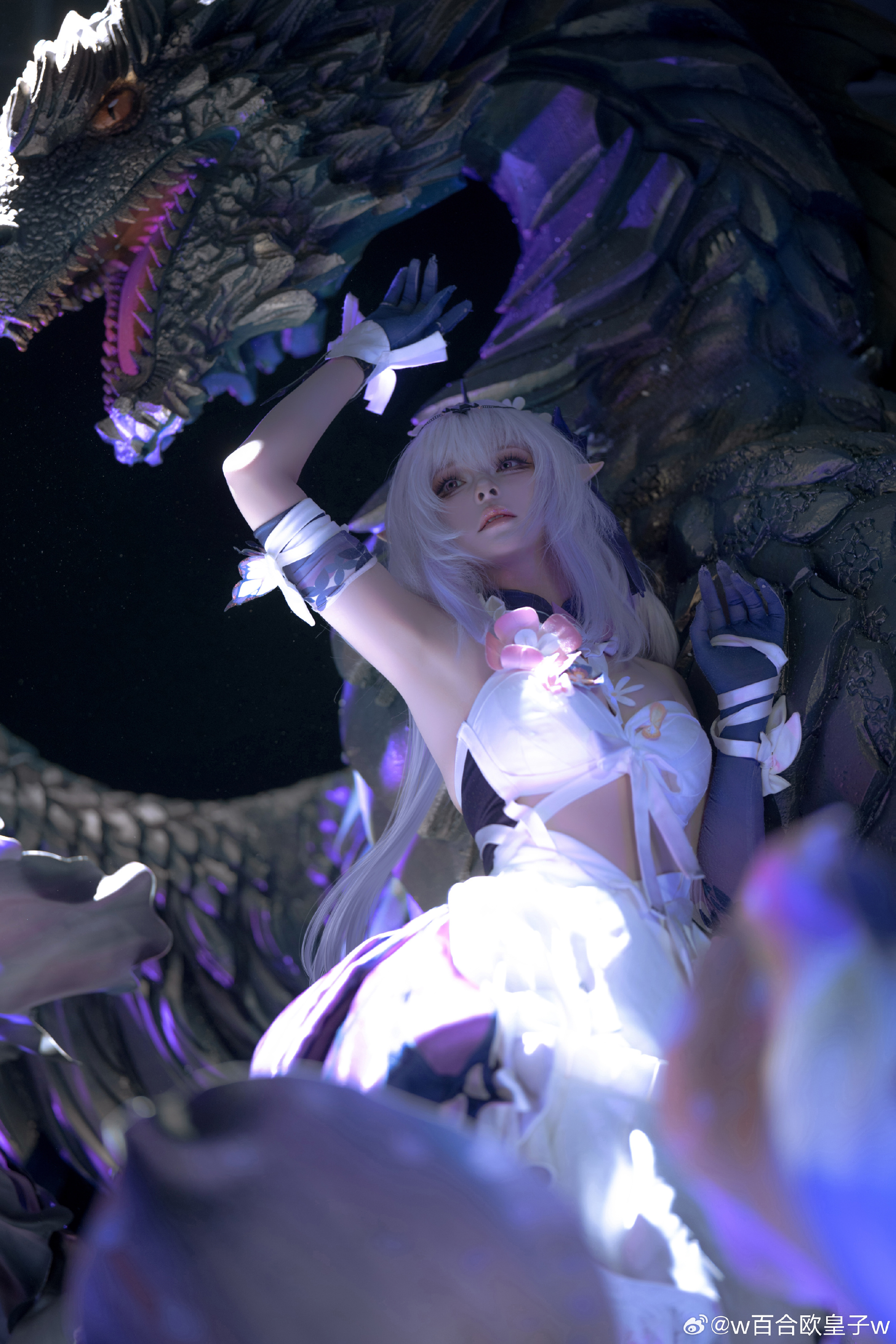 COSPLAY 生死皆为旅途，当蝴蝶停落枝头，那凋零的又将新生。 星穹铁道 遐蝶@w百合欧皇子w COSPLAY-第11张