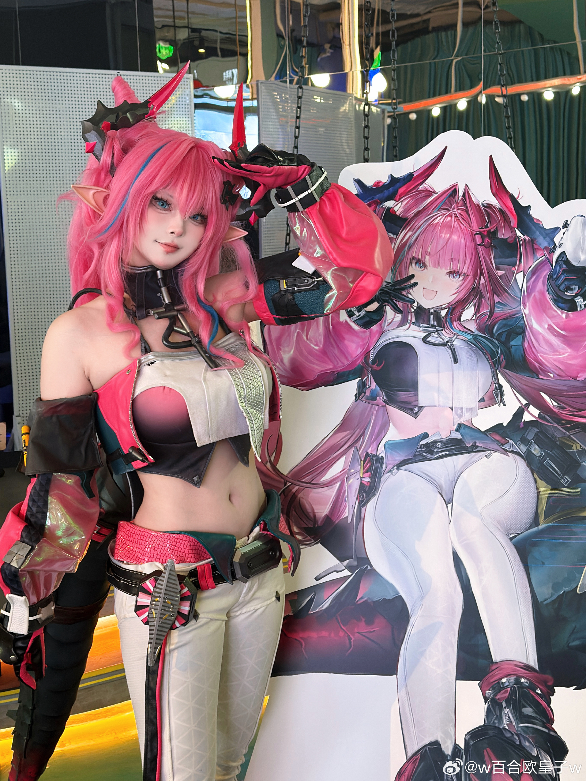 w百合欧皇子w 明日方舟终末地 伊冯伊冯cos-N5次元