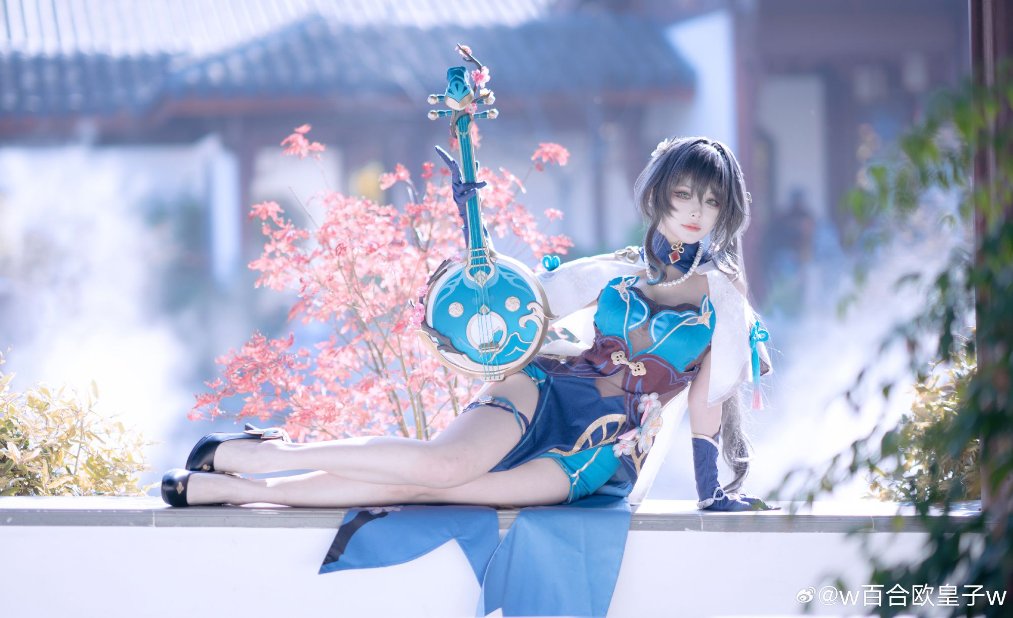 cosplay 她抹去一指琼绸碎玉，冰雪玎玲 崩坏:星穹铁道 阮梅@w百合欧皇子w COSPLAY-第12张