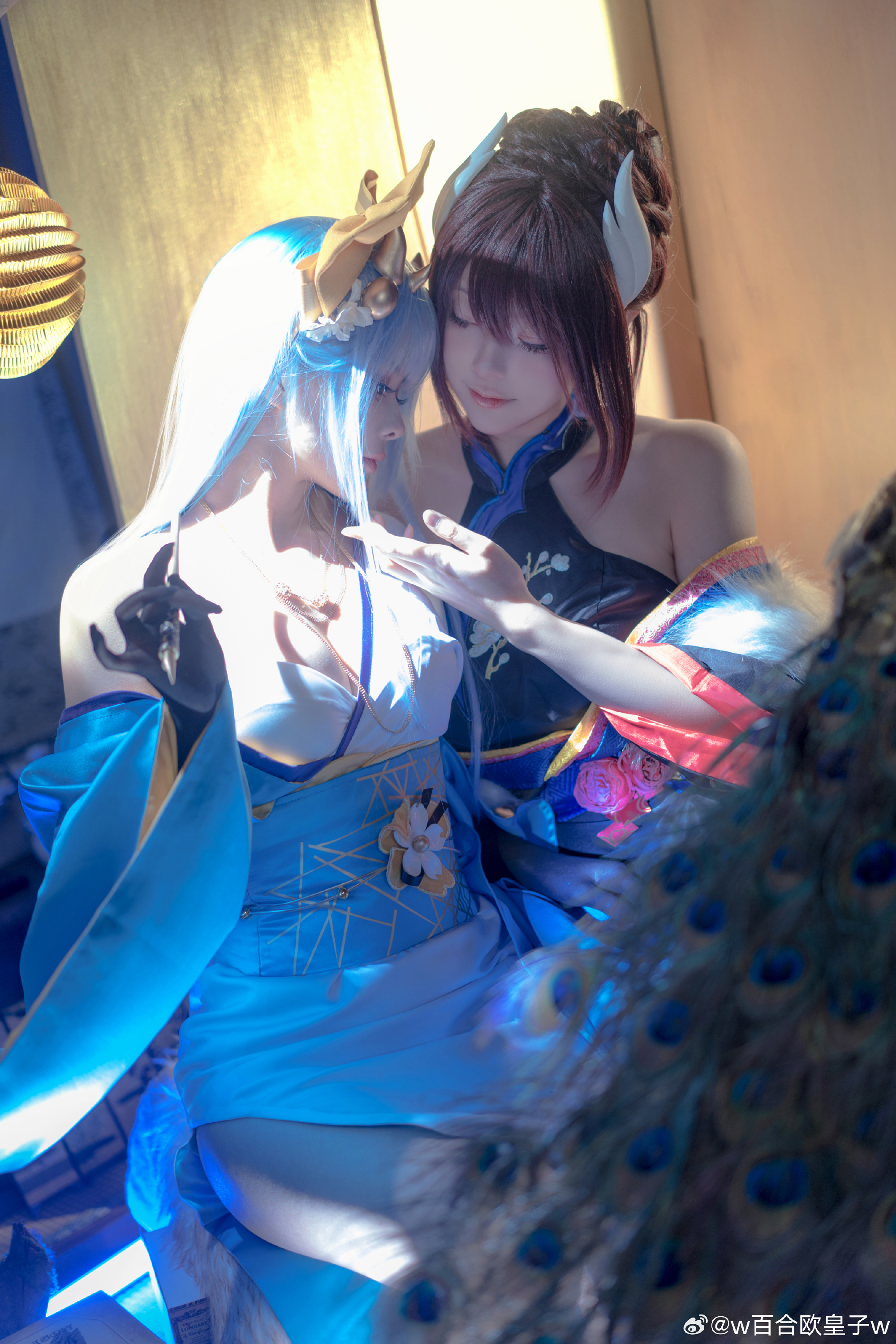 COSPLAY 碧蓝航线 香槟 初梦蓝彩@w百合欧皇子w COSPLAY-第13张