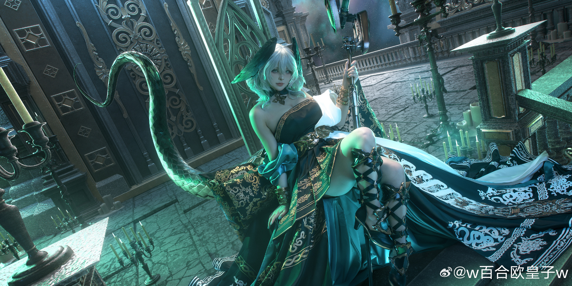 COSPLAY 明日方舟 霍尔海雅-历世流风@w百合欧皇子w COSPLAY-第18张