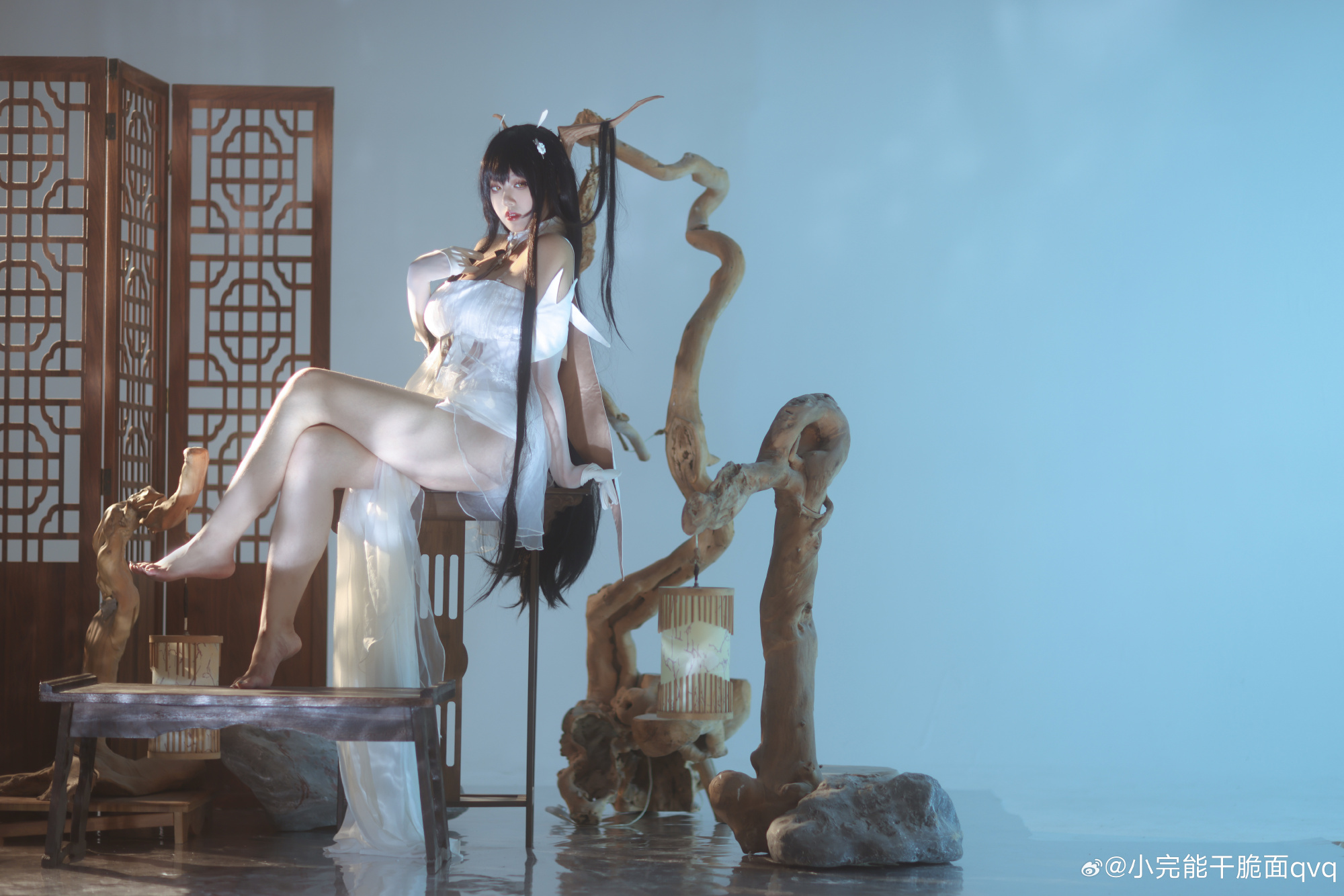 cosplay 碧蓝航线 航空母舰「不挠」参上！@小完能干脆面qvq COSPLAY-第3张