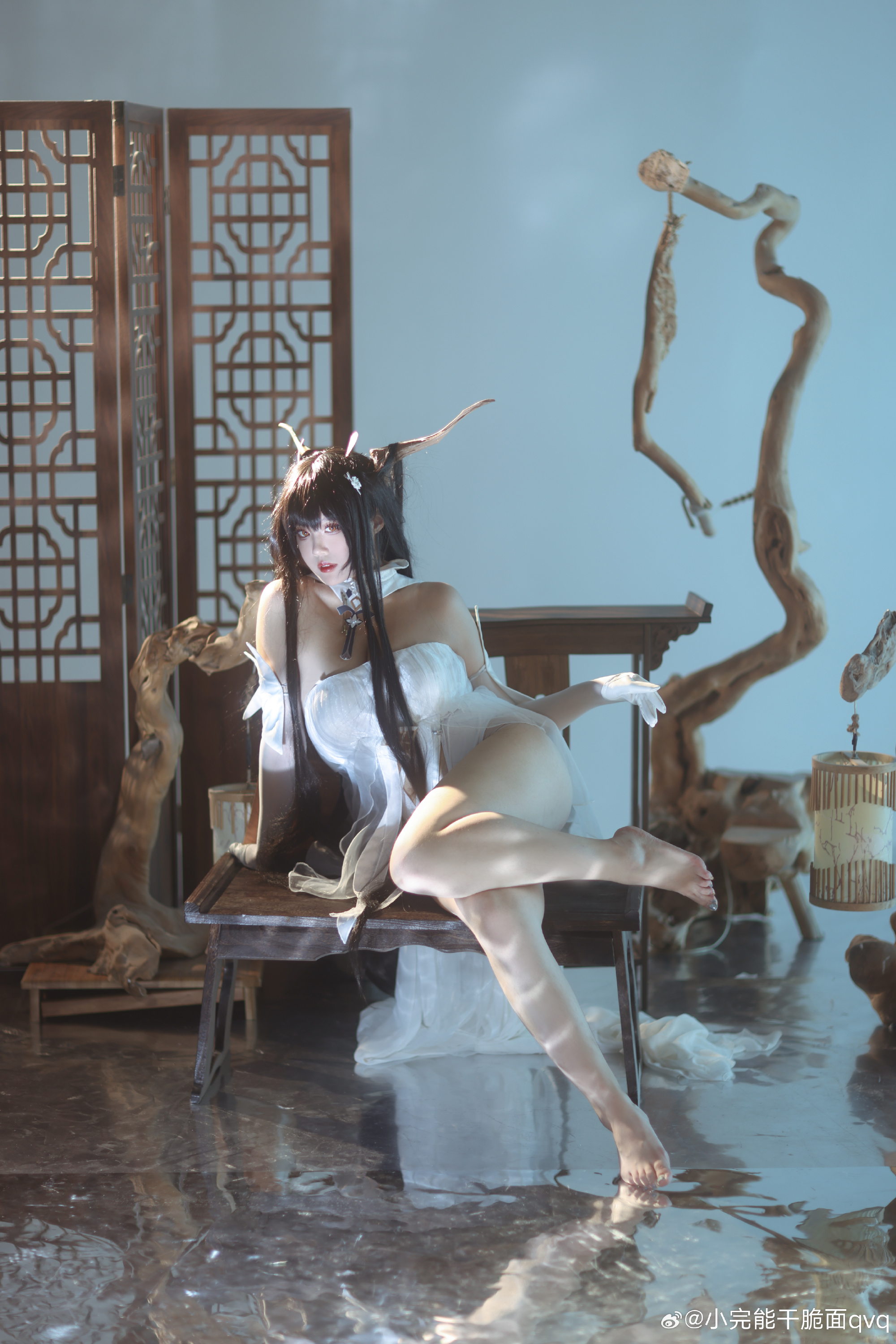 cosplay 碧蓝航线 航空母舰「不挠」参上！@小完能干脆面qvq COSPLAY-第1张