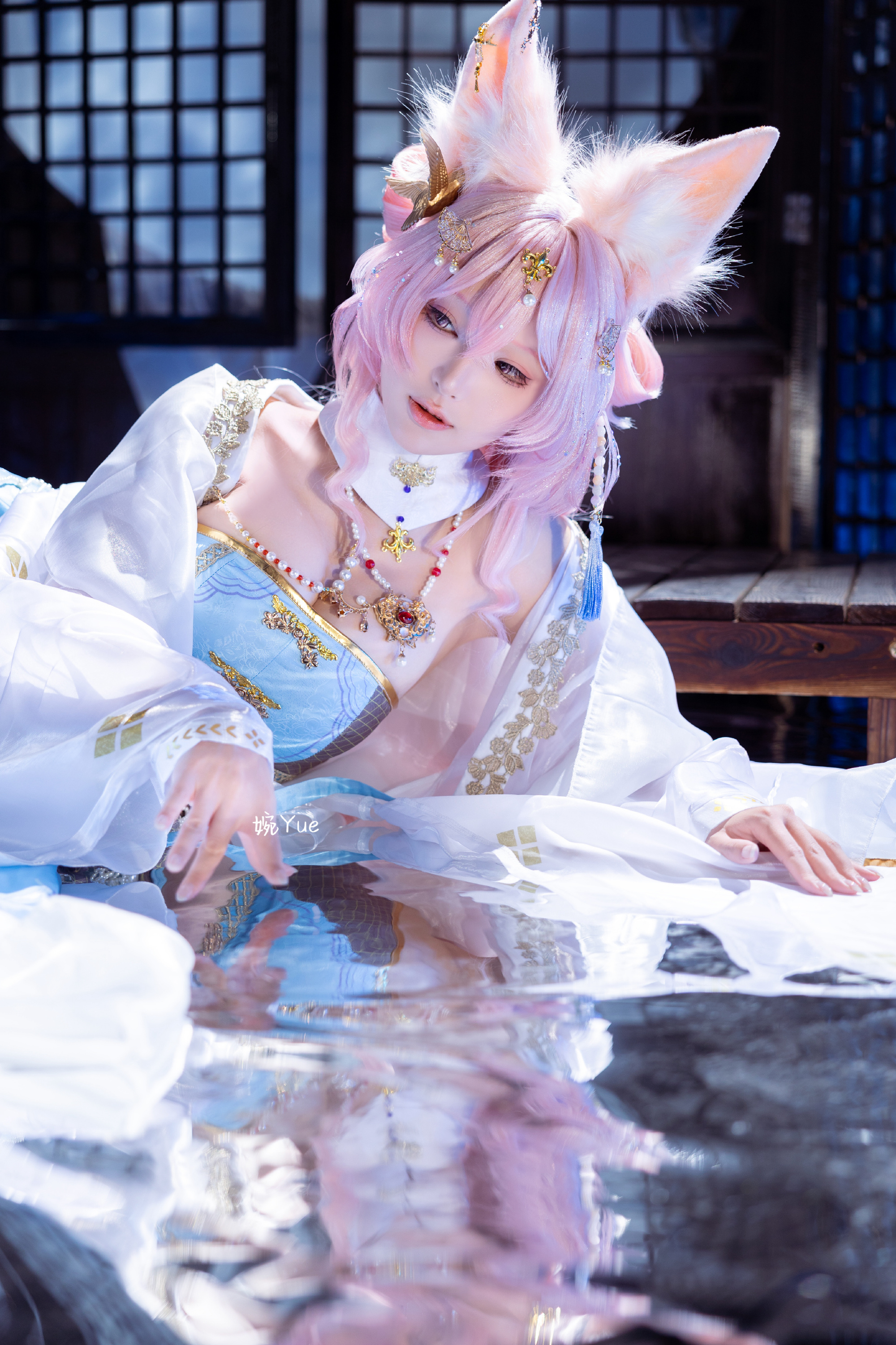 cosplay 明日方舟 行梦侧畔 鸿雪cos@-婉Yue-目标减到99斤 COSPLAY-第6张