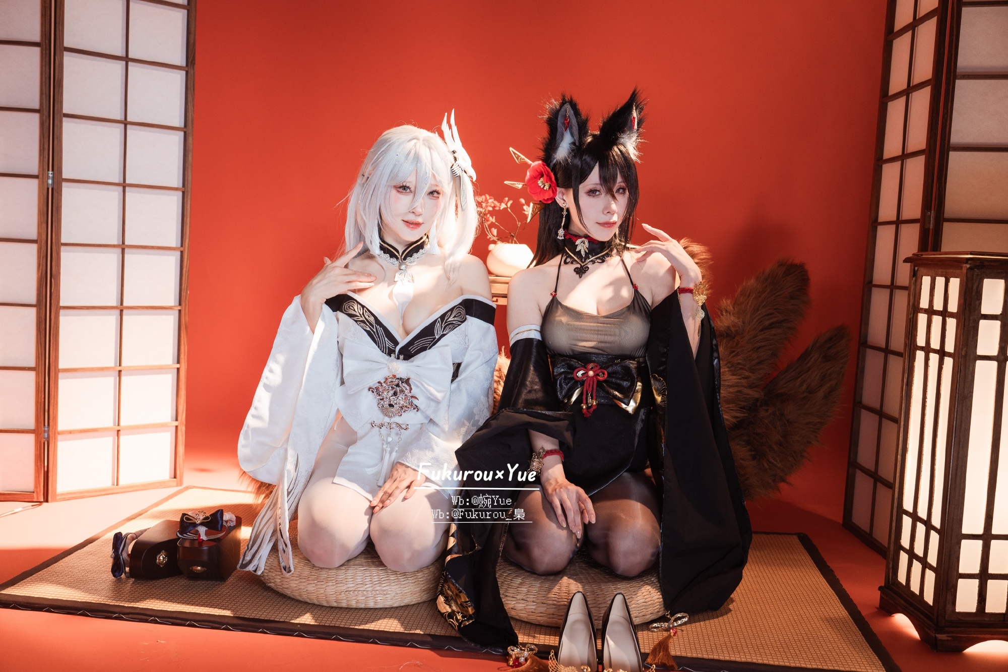 -婉Yue-&Fukurou_梟 – 碧蓝航线白凤&近江cosplay-N5次元