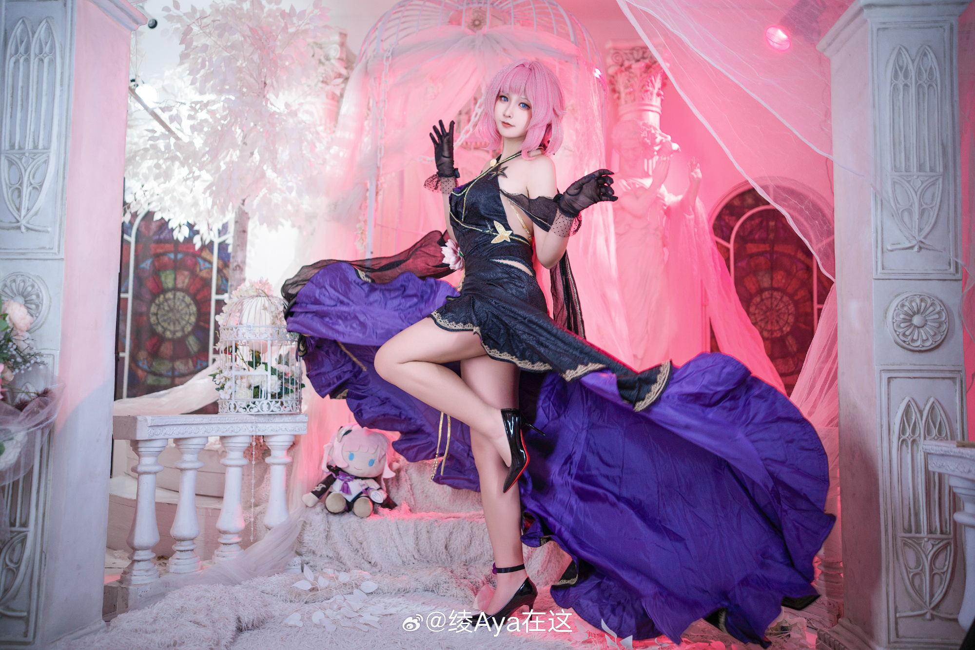 COSPLAY 哎呀~你的心跳声,是不是在为我而加速呢 ♪ 崩坏3 爱莉希雅@绫Aya在这 COSPLAY-第2张