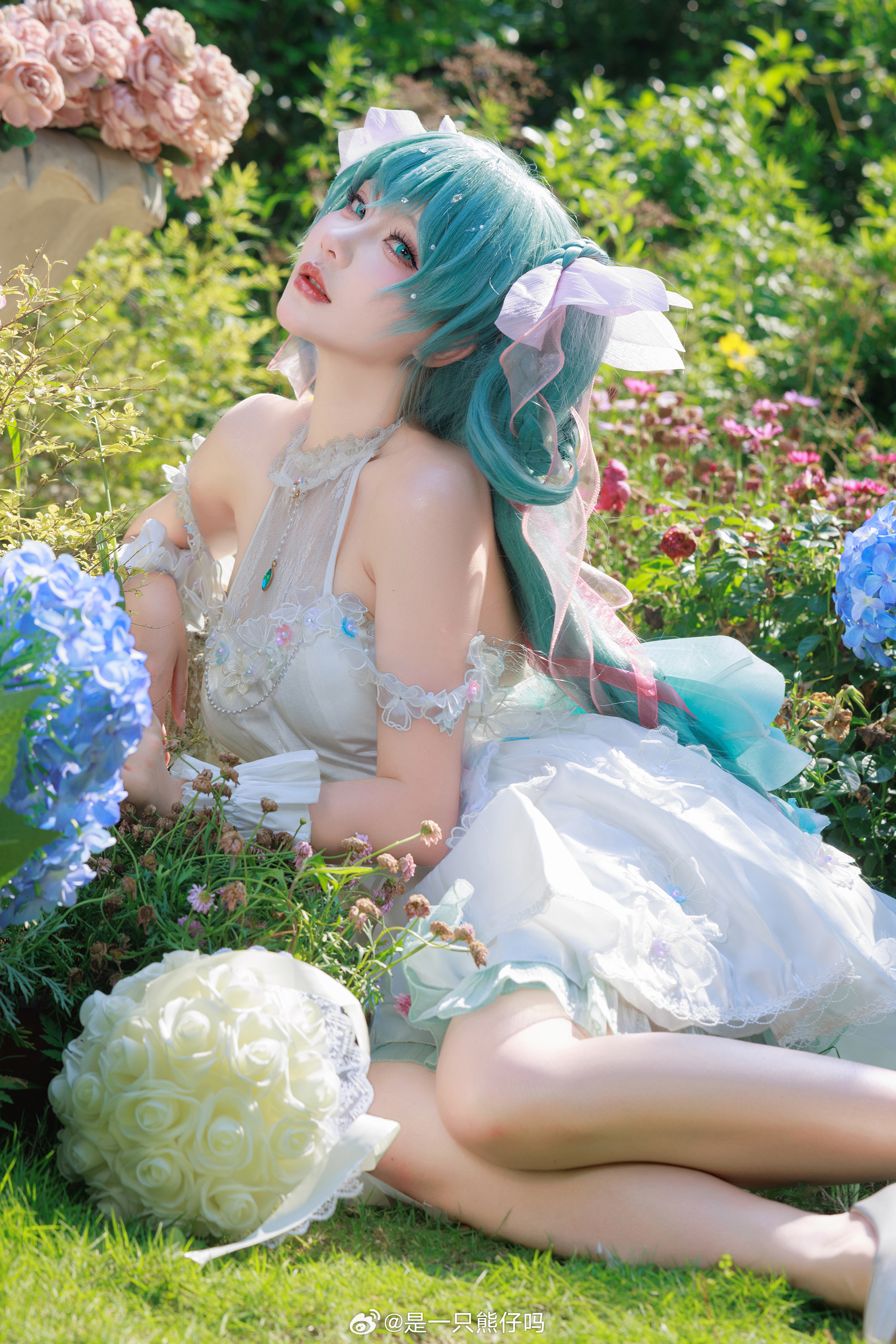 cosplay 沃趣 是初音未来 花蓝谷ver！@是一只熊仔吗 COSPLAY-第8张