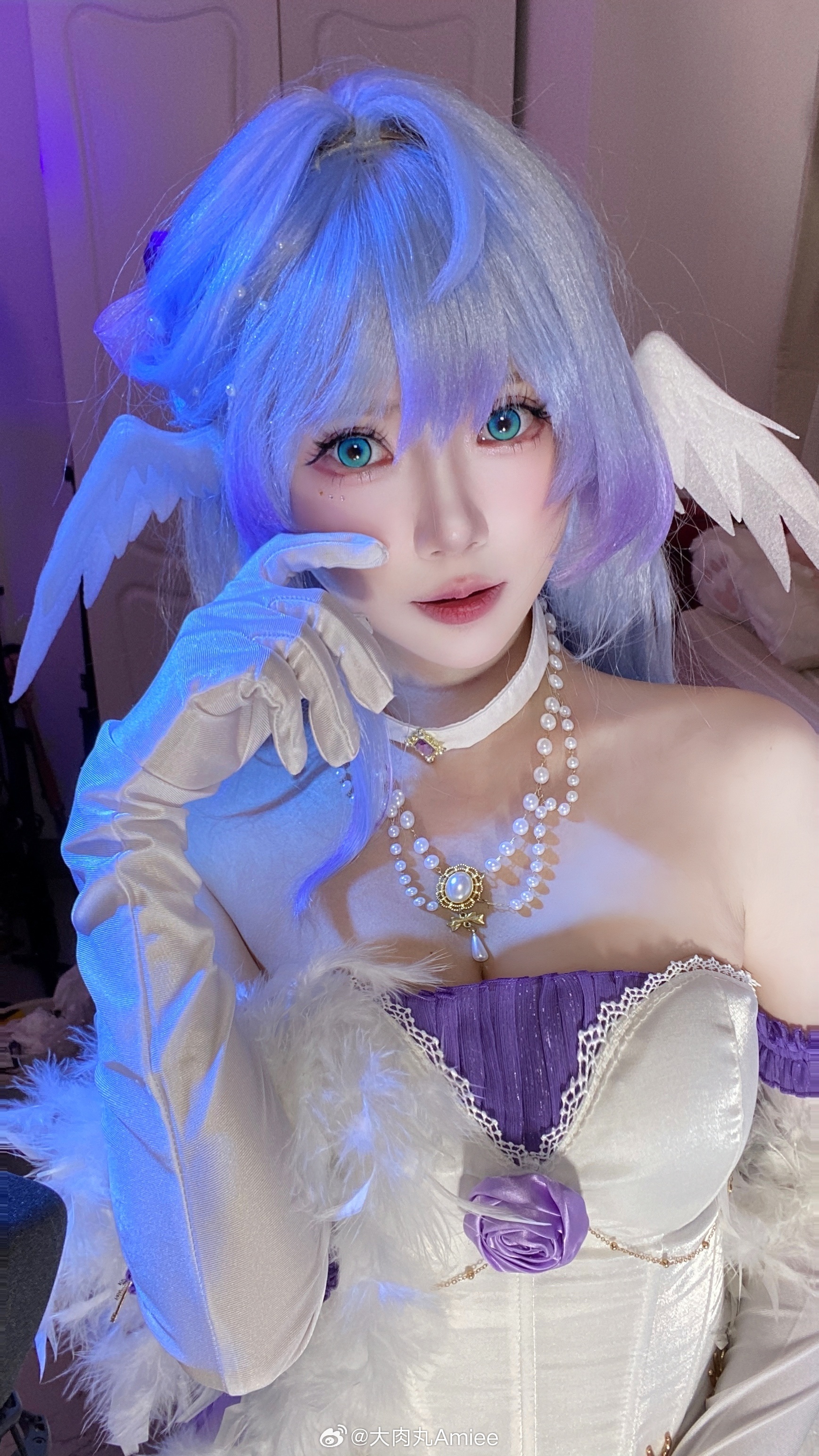 COSPLAY 只是欢快地歌唱，这样就很幸福了。崩坏星穹铁道 知更鸟@大肉丸Amiee COSPLAY-第2张