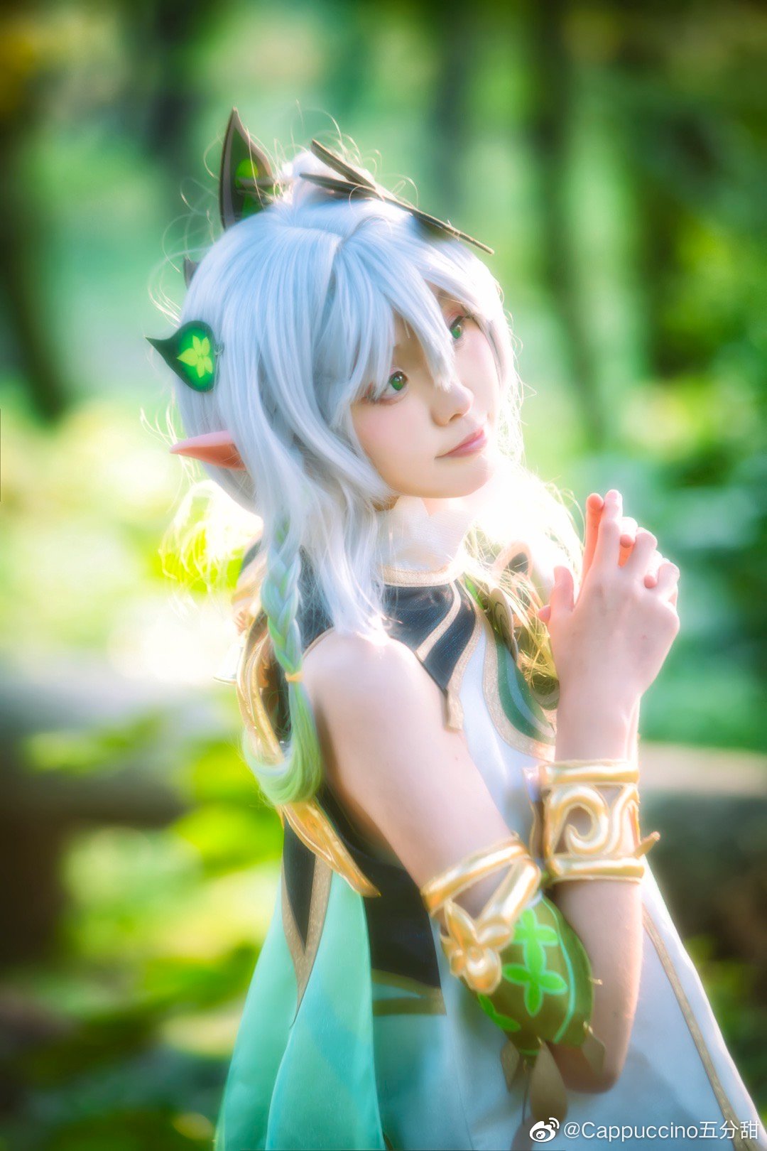 初次见面,我已经关注你很久了。 原神 小草神纳西妲 ?@Cappuccino五分甜