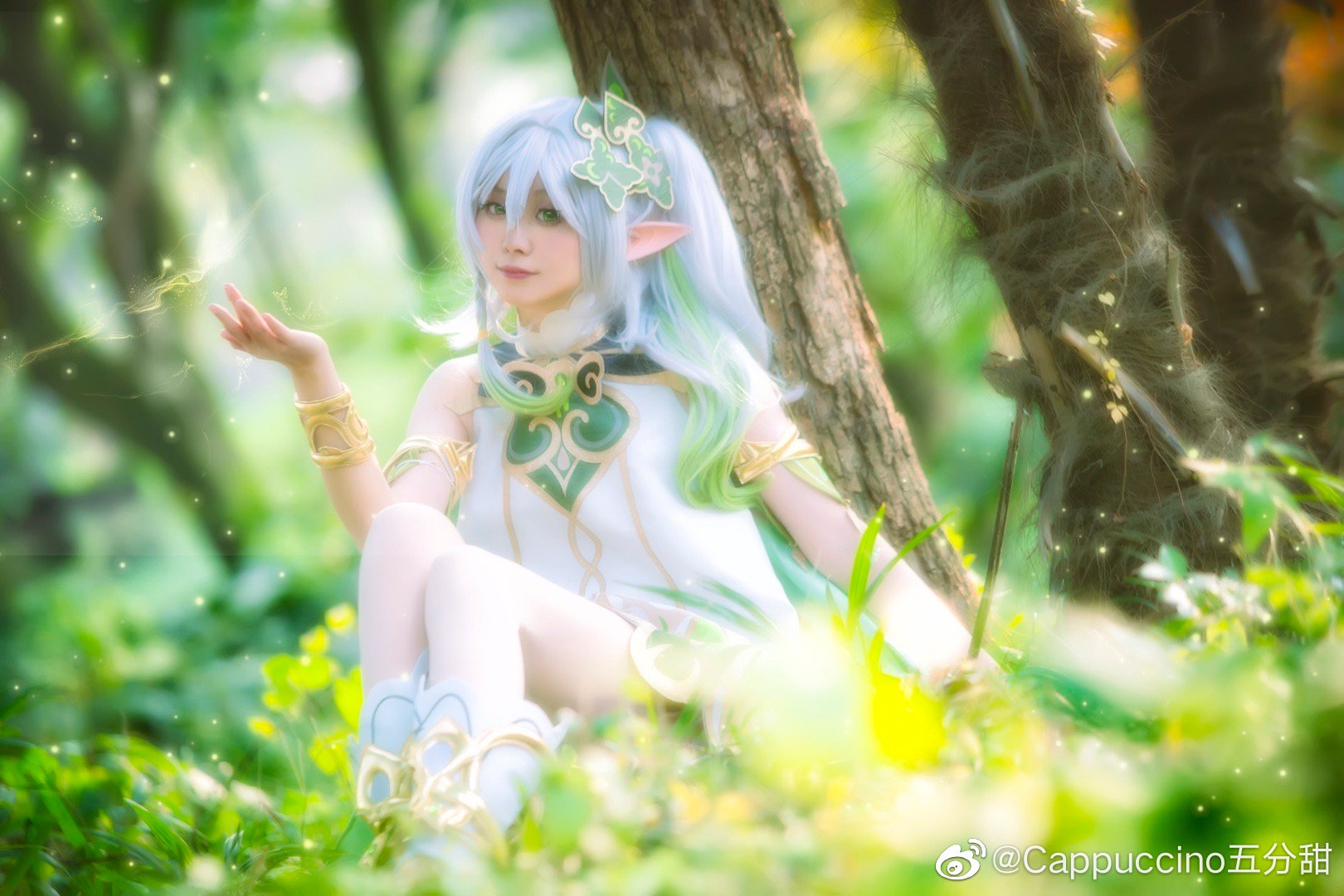 初次见面,我已经关注你很久了。 原神 小草神纳西妲 ?@Cappuccino五分甜