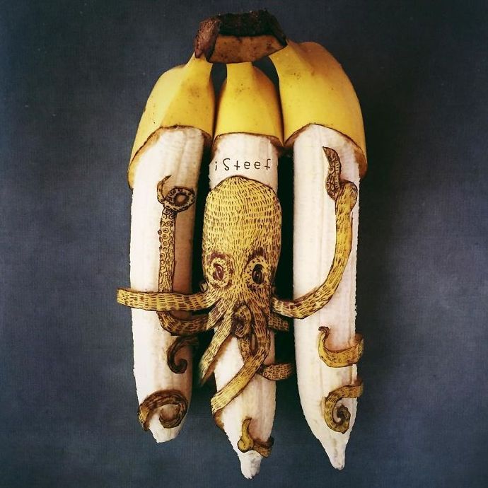 香蕉上的艺术